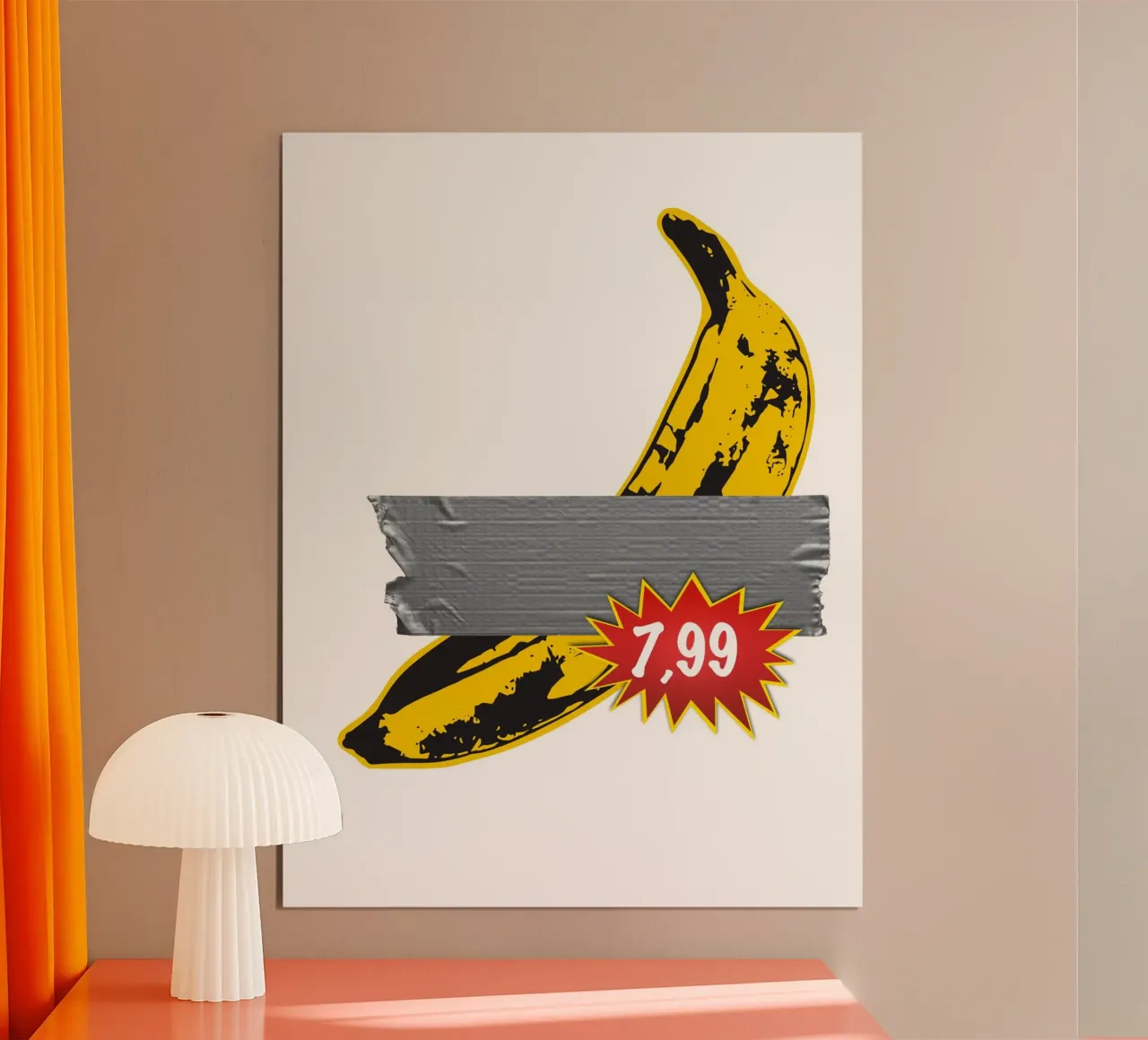 banana tape poster da ramosashop