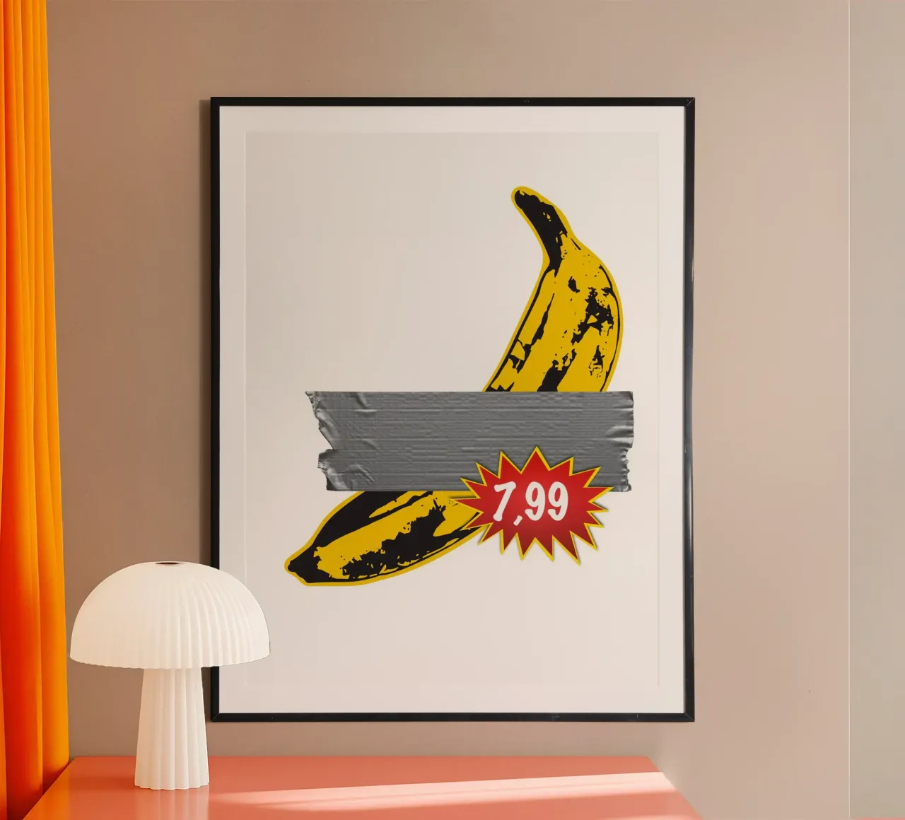 banana tape poster da ramosashop