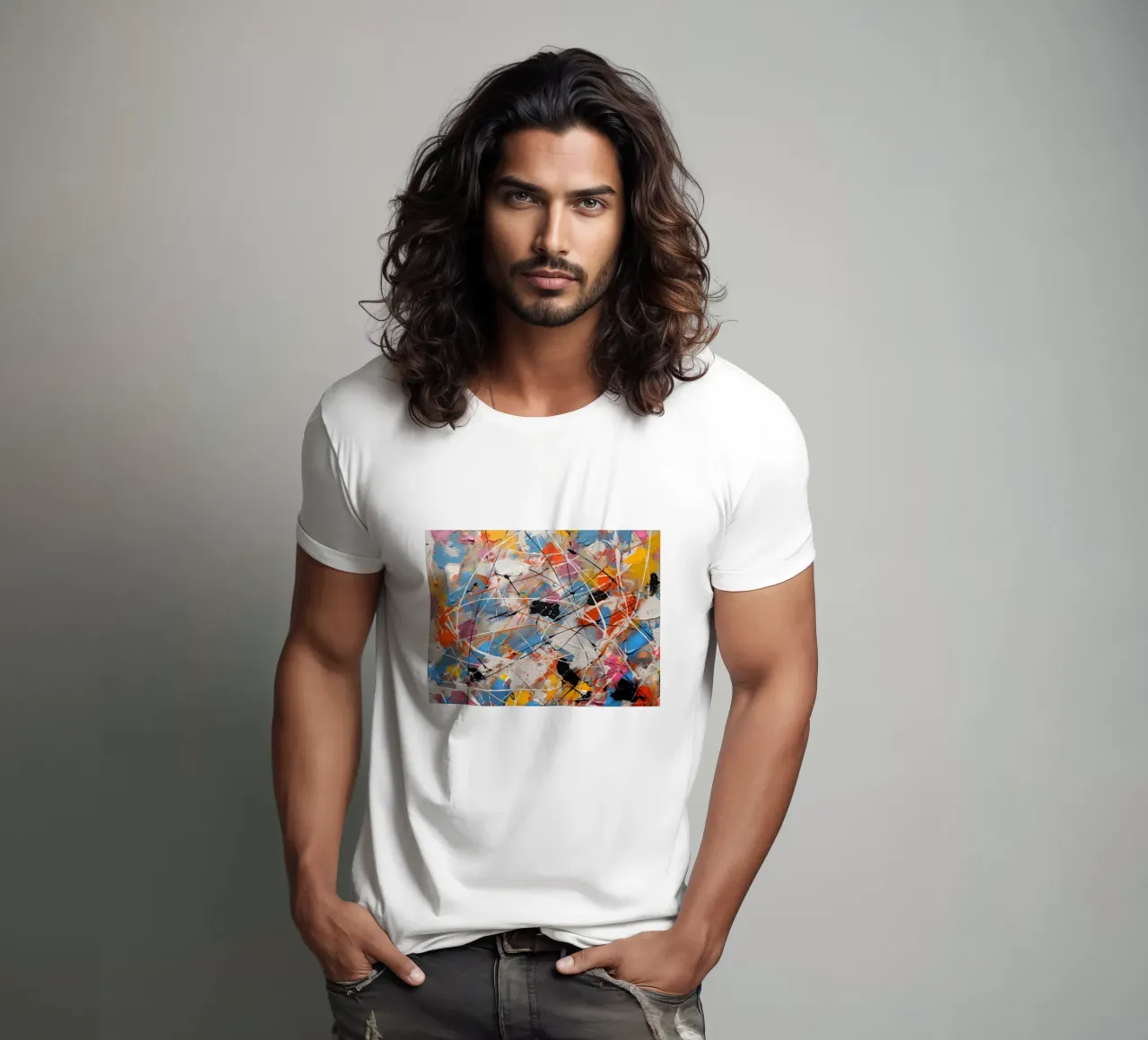 Combinazione di colori complessa t-shirt da Carinaprint