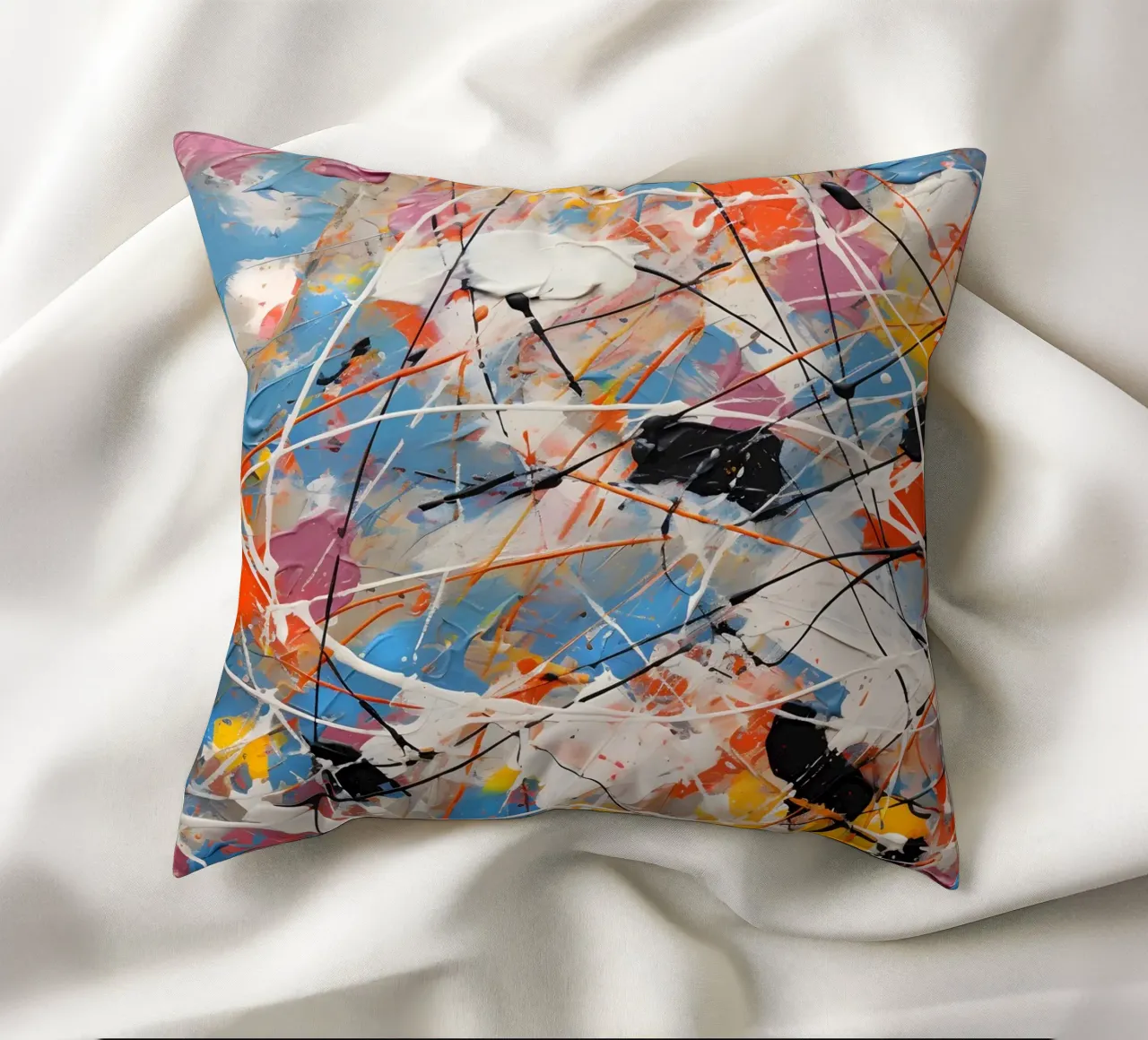Combinazione di colori complessa cuscino da Carinaprint