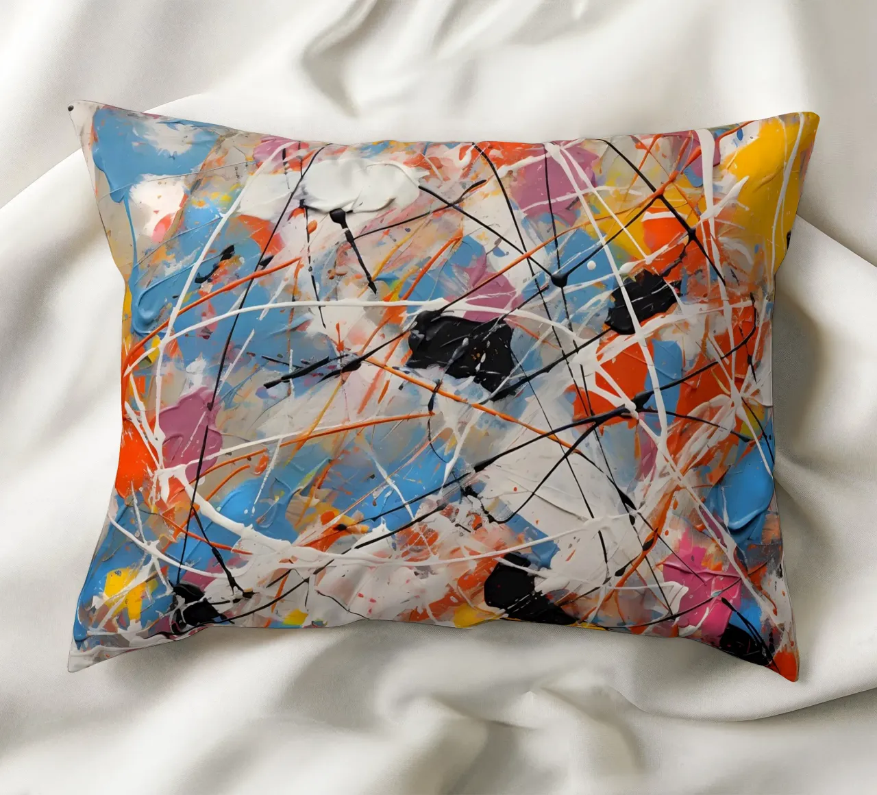 Combinazione di colori complessa cuscino da Carinaprint