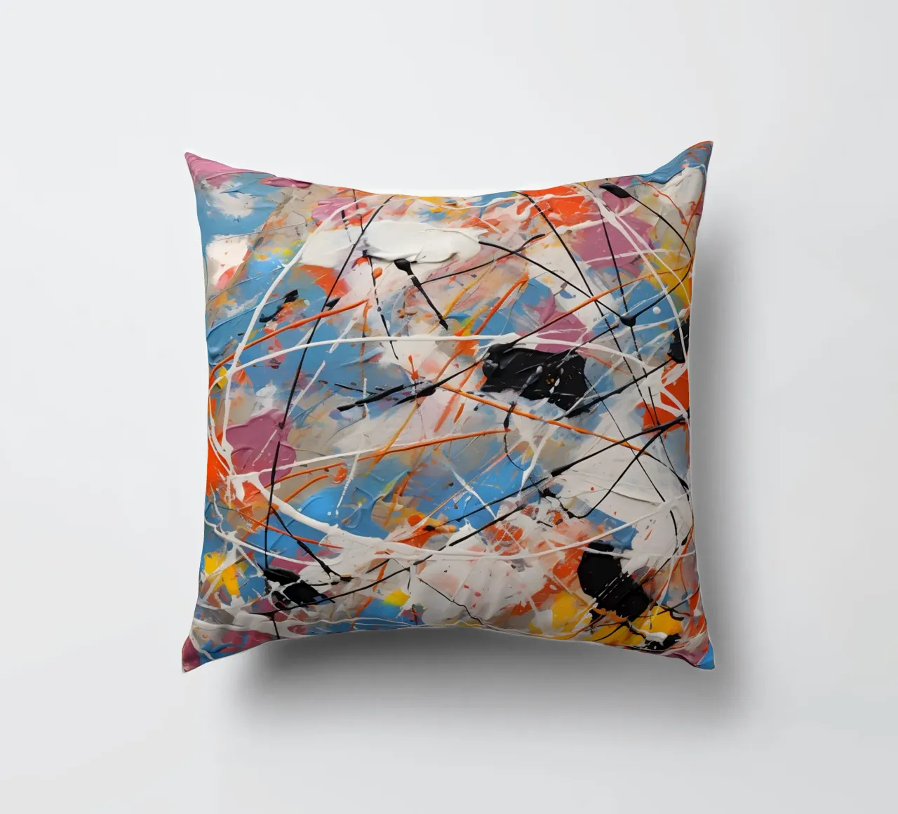 Combinazione di colori complessa cuscino da Carinaprint