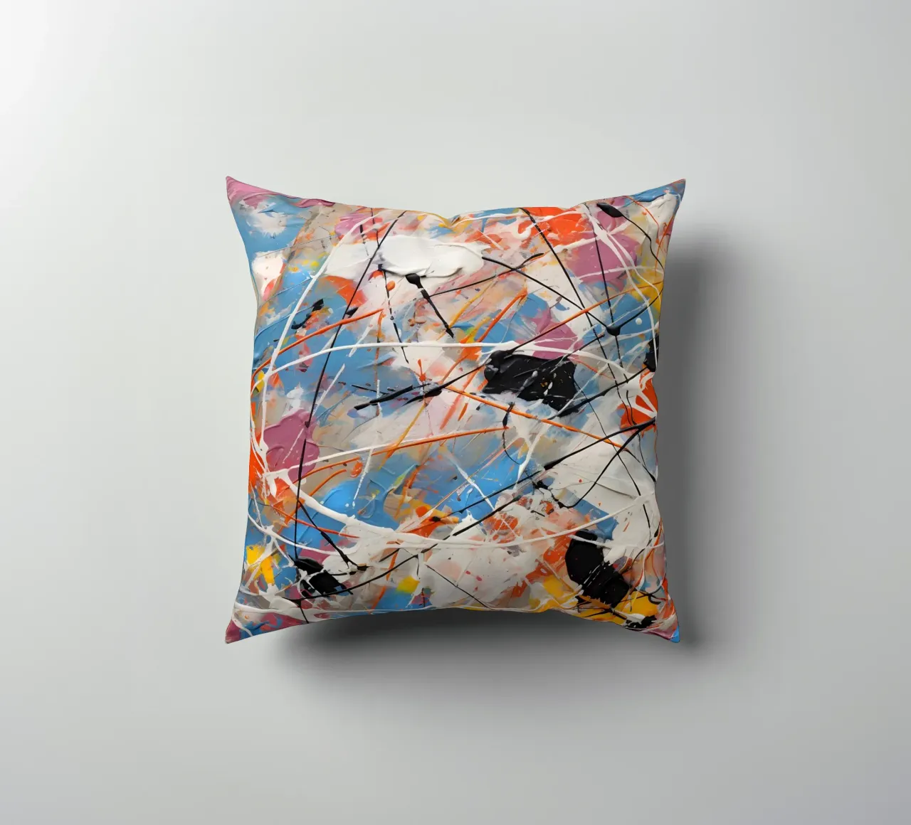 Combinazione di colori complessa cuscino da Carinaprint