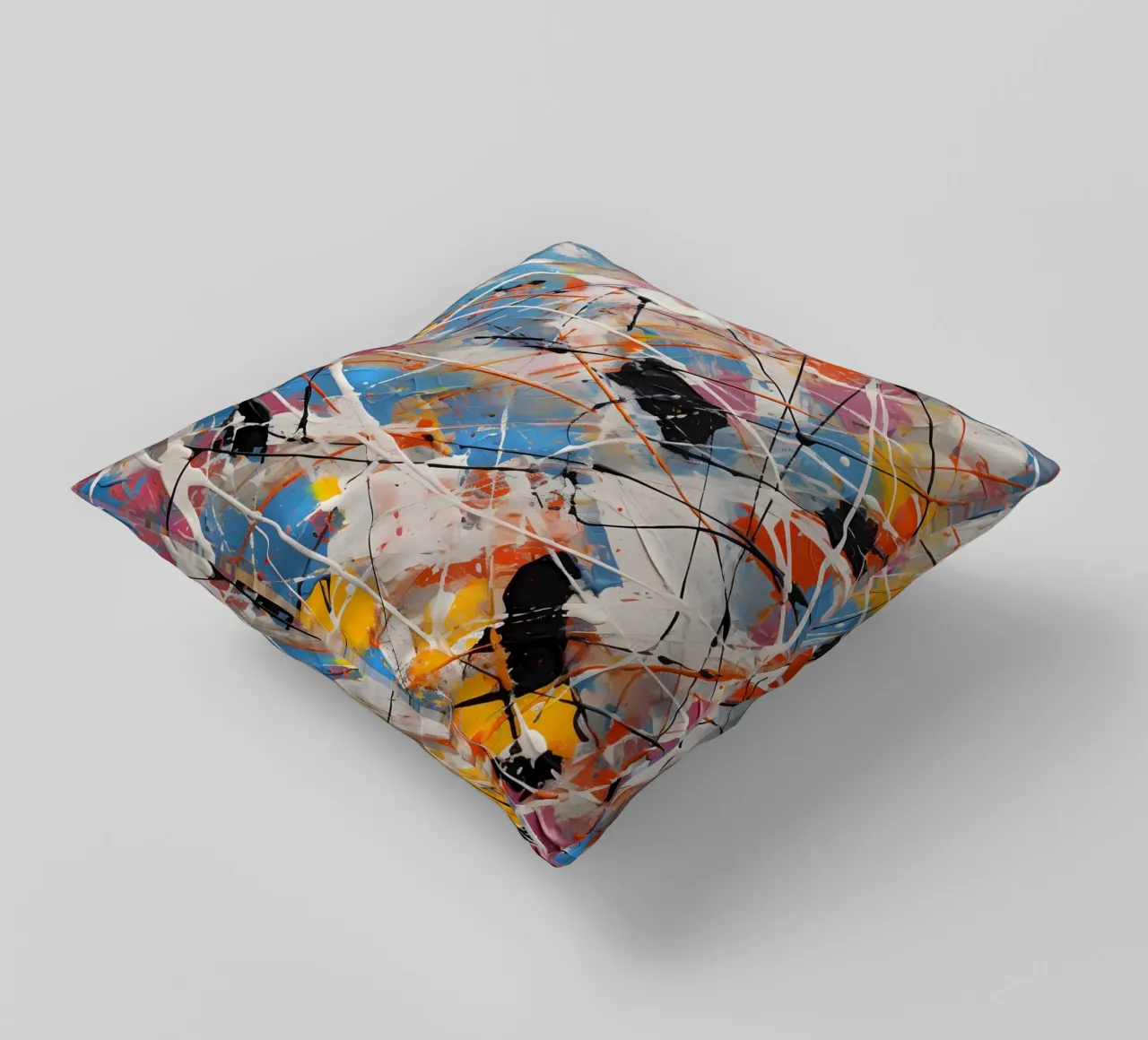 Combinazione di colori complessa cuscino da Carinaprint