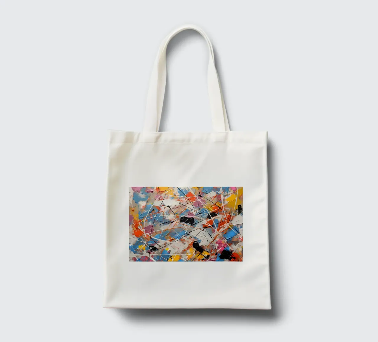 Combinazione di colori complessa borsa in juta da Carinaprint