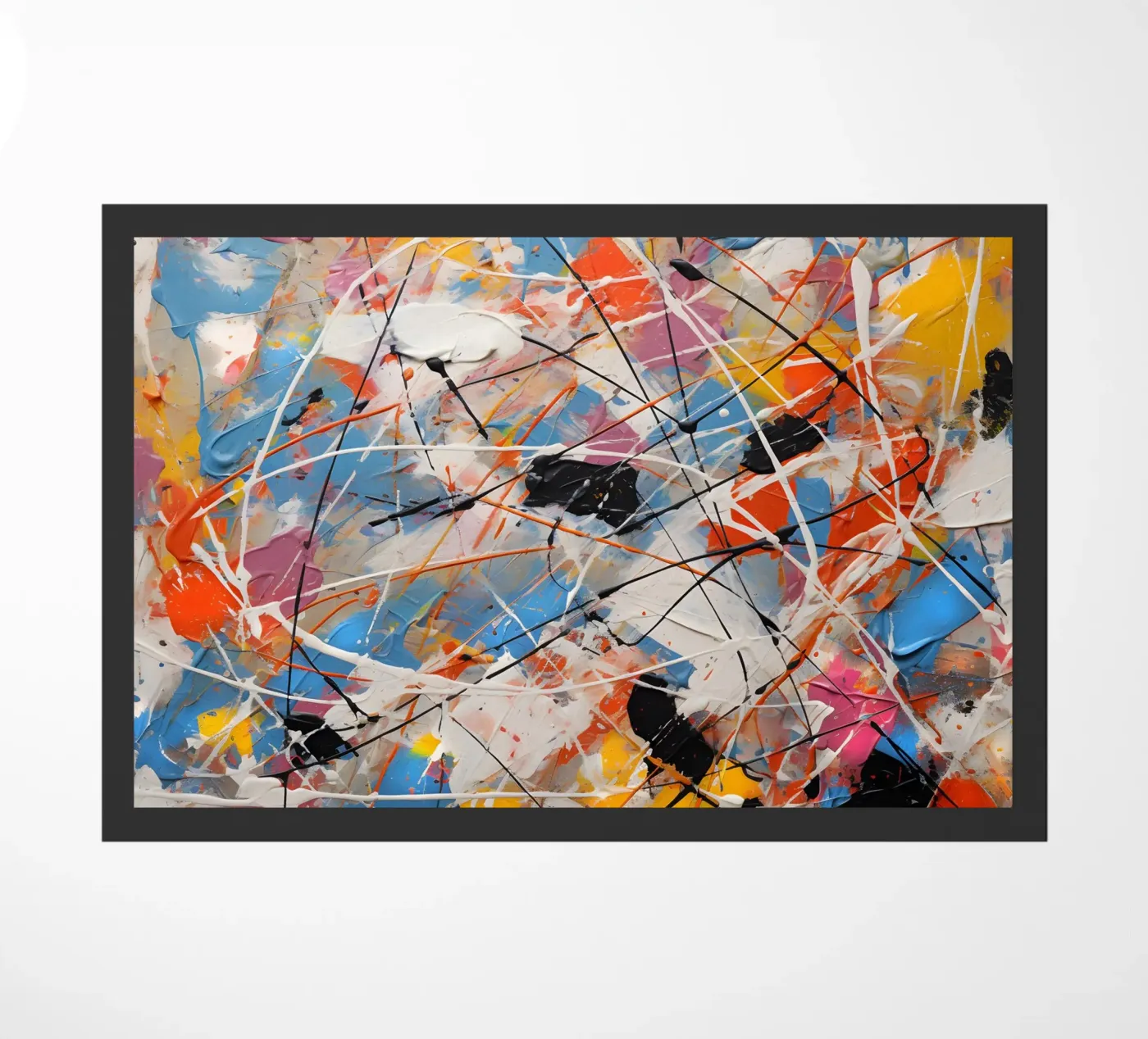 Complex colour scheme doormat by Carinaprint