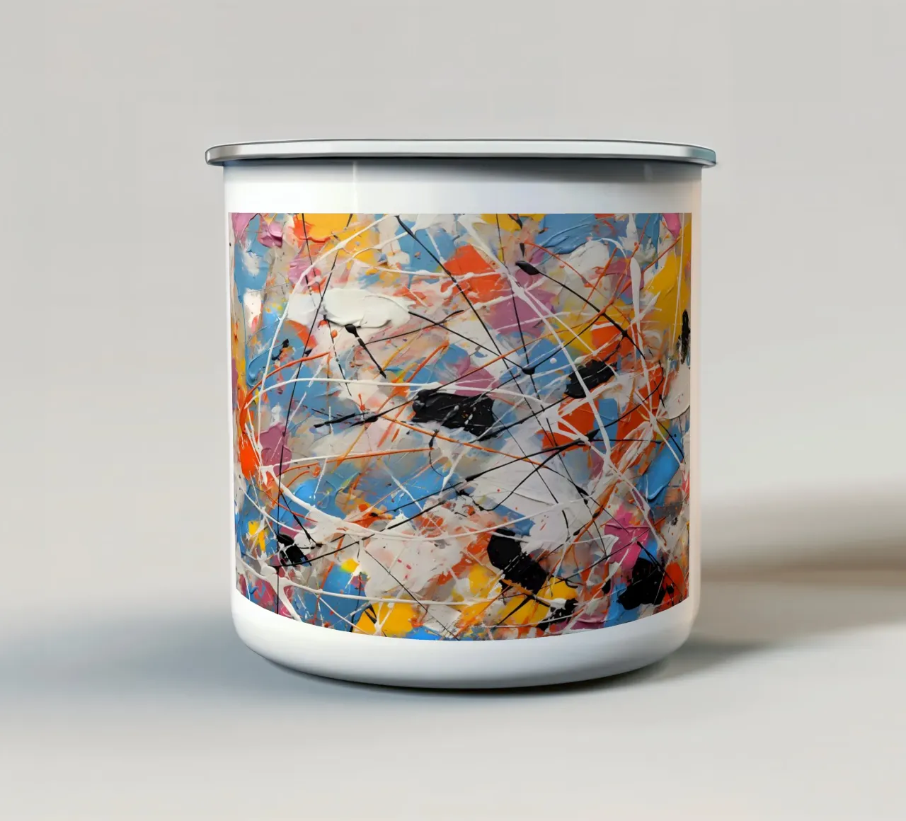 Combinazione di colori complessa tazza in smalto da Carinaprint