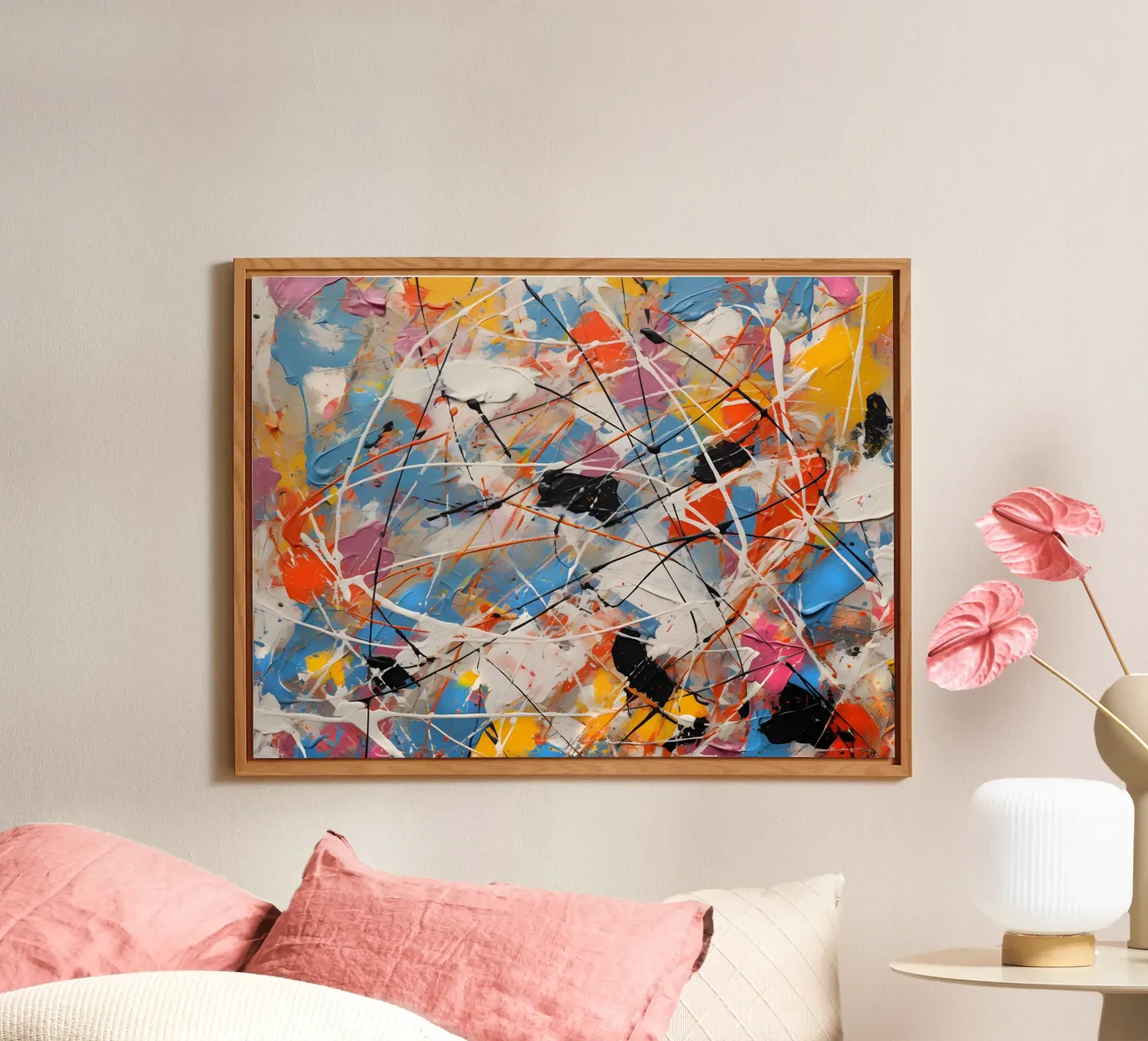 Combinazione di colori complessa pannello forex da Carinaprint