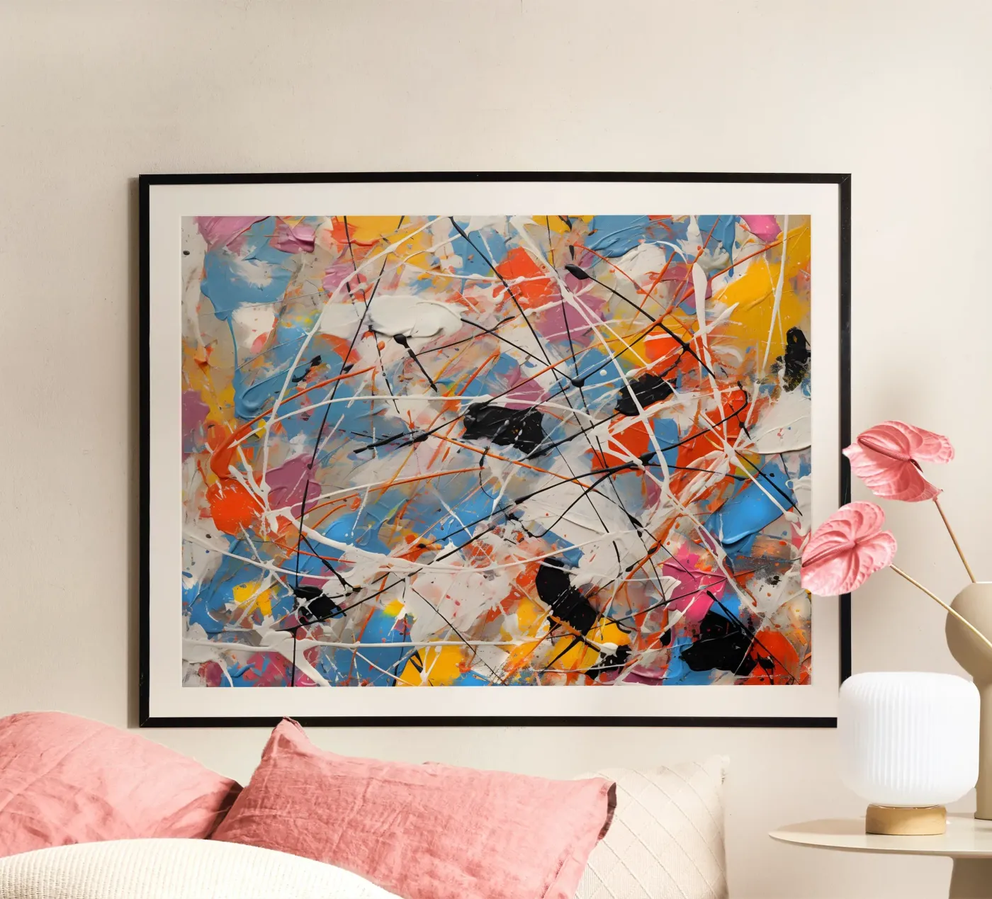 schéma de couleurs complexe poster de Carinaprint