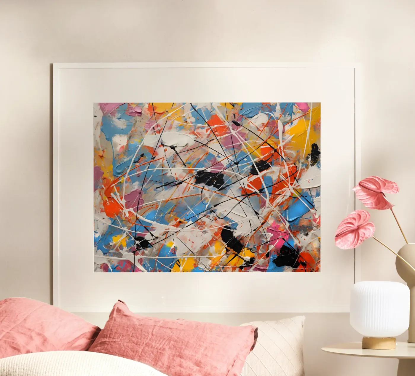 schéma de couleurs complexe poster de Carinaprint