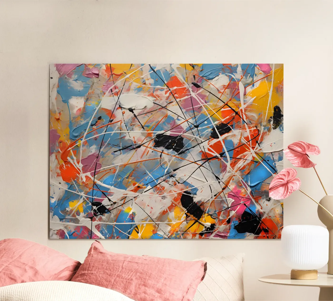 schéma de couleurs complexe poster de Carinaprint