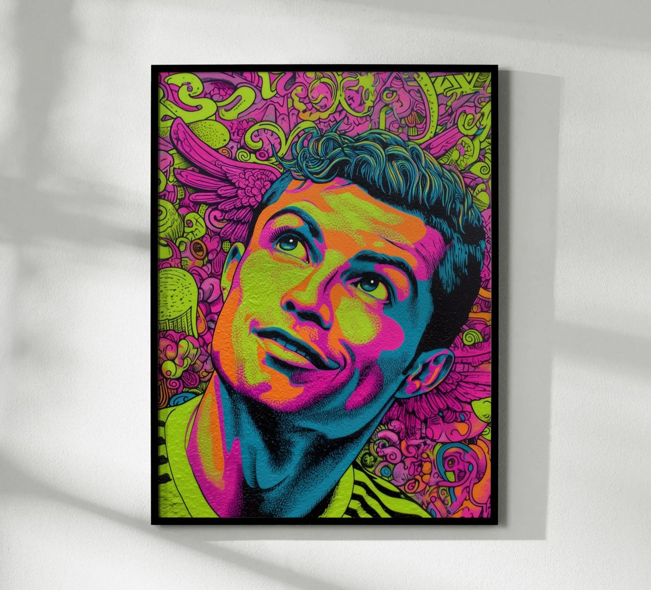 Cristiano Ronaldo, Popart Ikone poster by Carinaprint