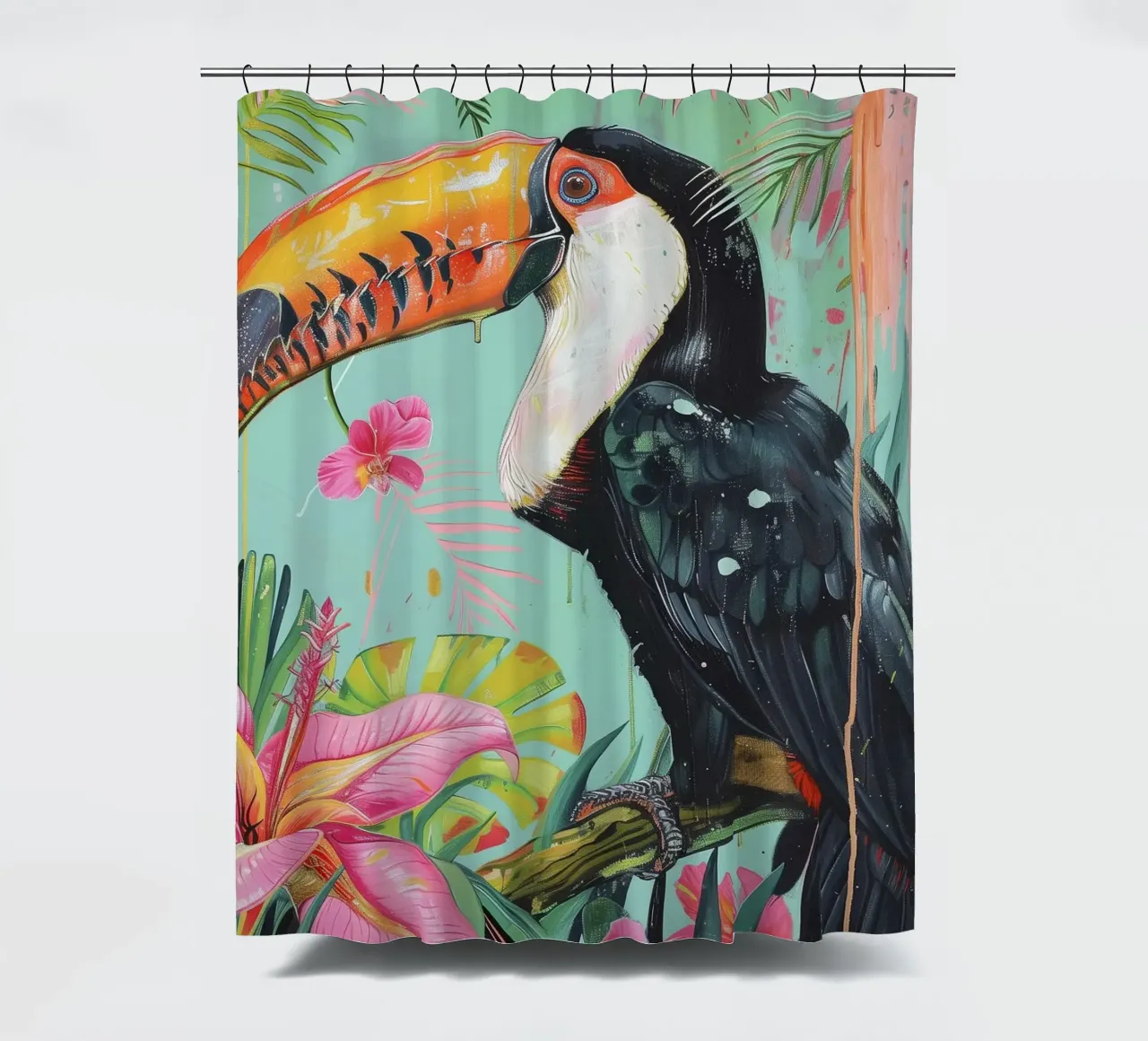 Toucan Delight tenda da doccia da Lila x Lola