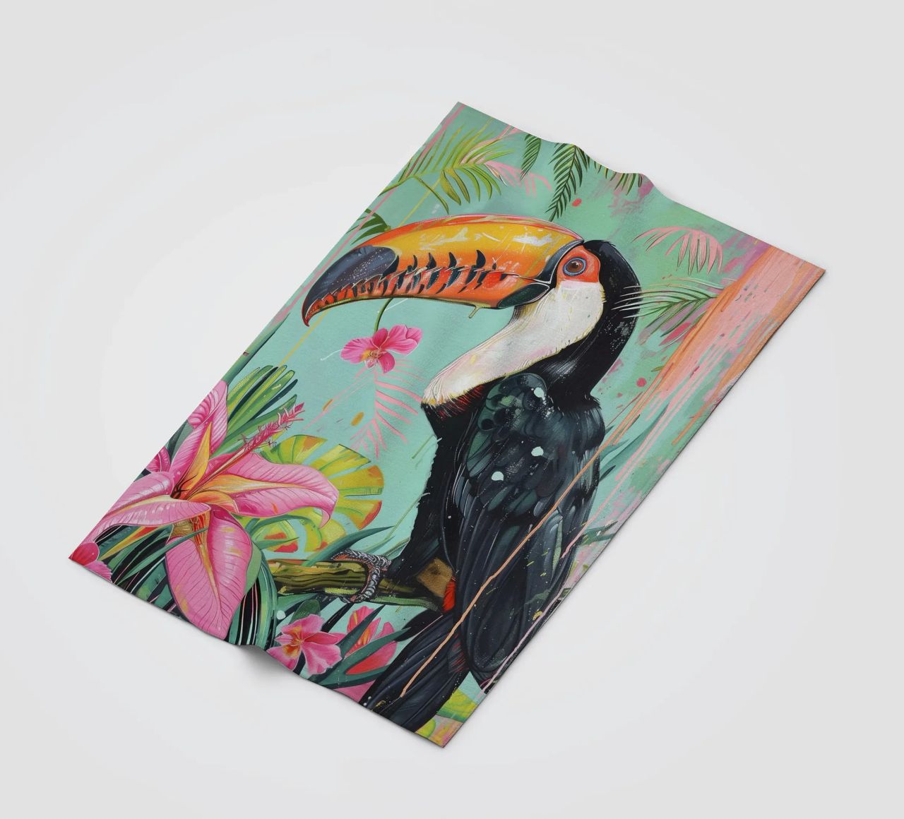 Toucan Delight coperta in pile da Lila x Lola