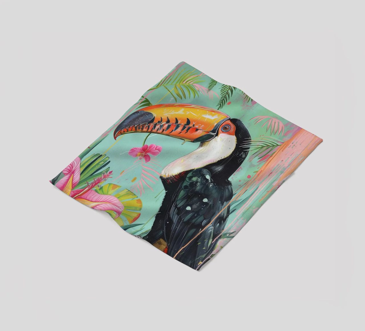 Toucan Delight coperta in pile da Lila x Lola