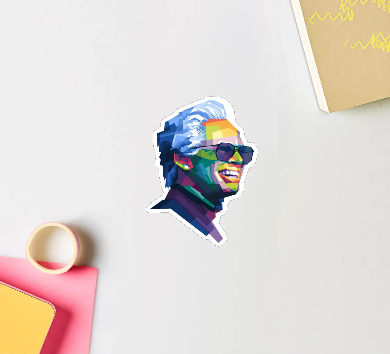 Il piccolo Billy in WPAP adesivo da Alkahfsmart