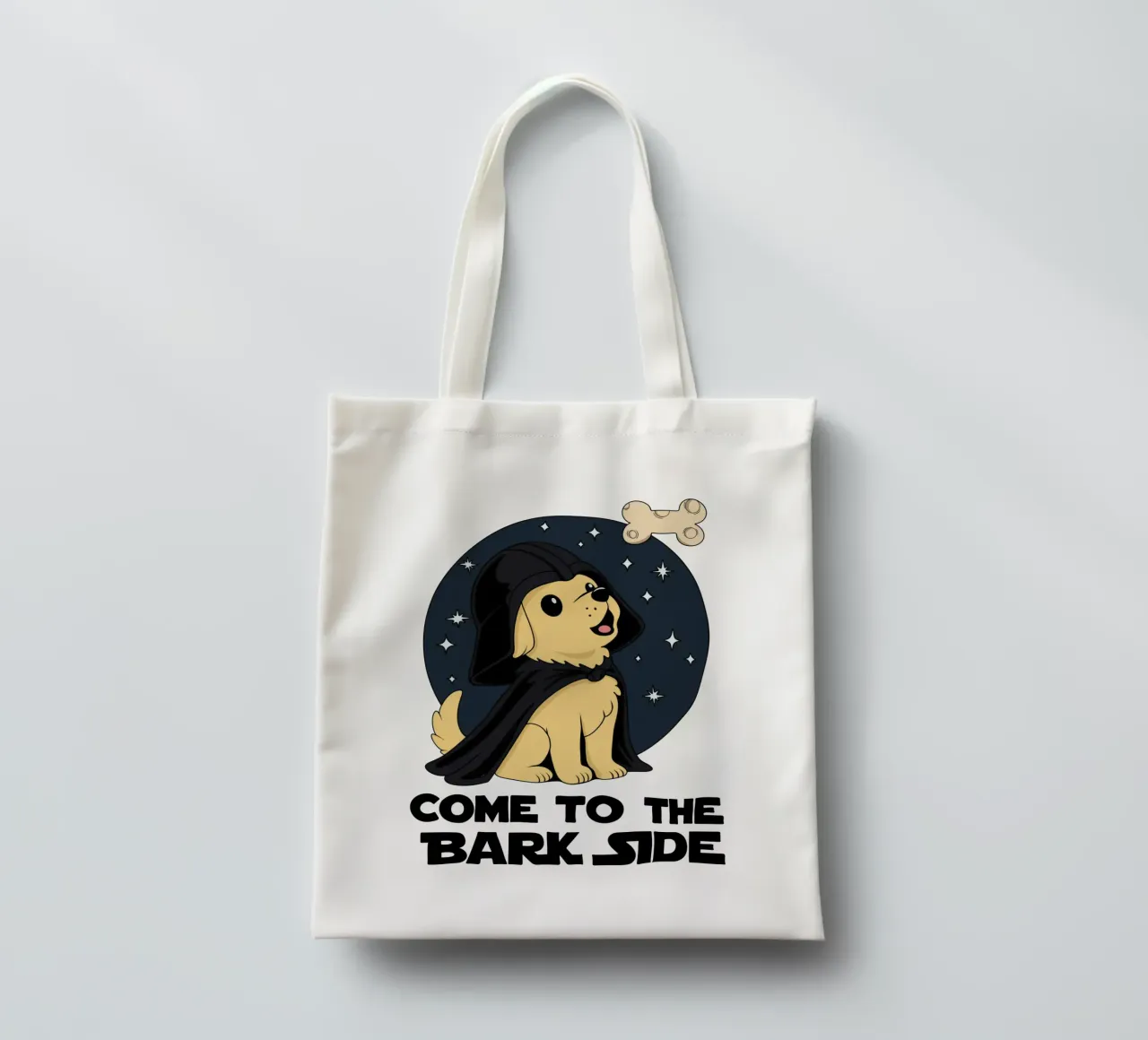 Come to the Bark Side tote bag by Loobs