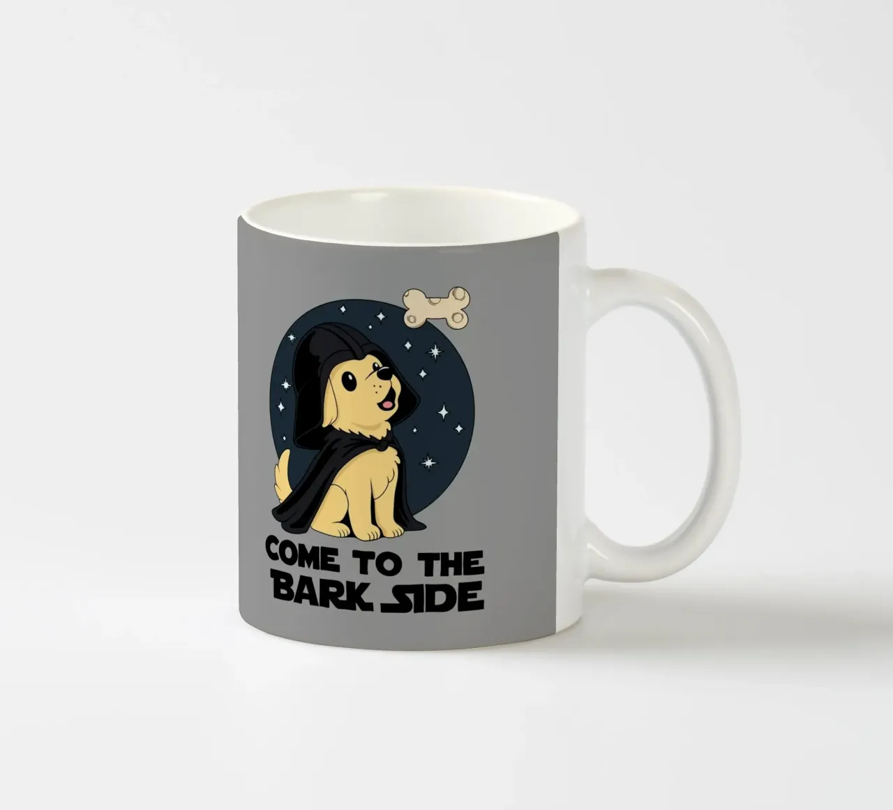 Kom naar de Bark Side keramische mok van Loobs