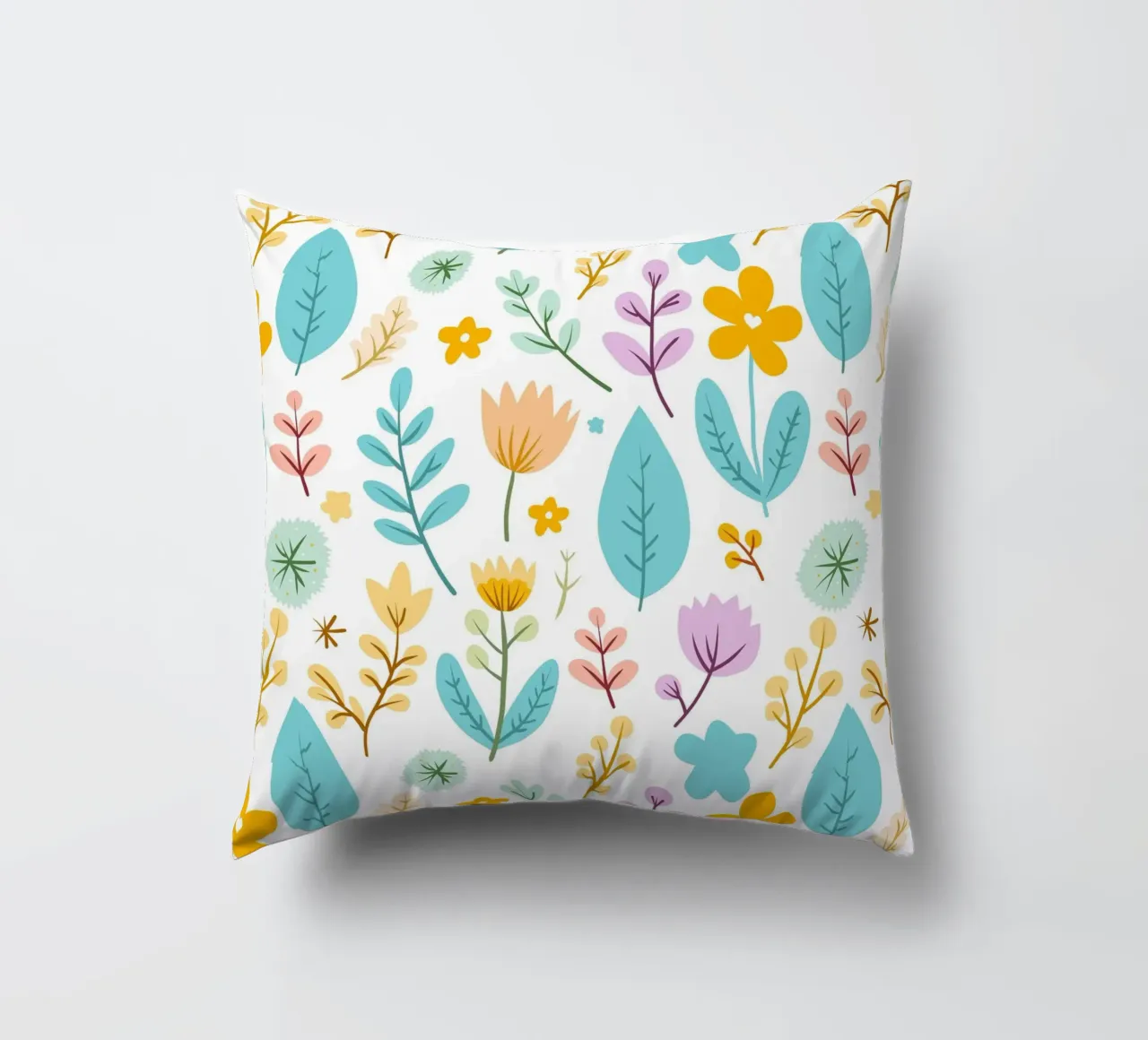 Un giardino pieno di colori cuscino da Kintsugi99