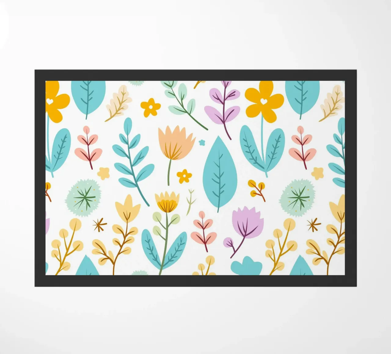 Ein Garten voller Farben Fußmatte von Kintsugi99