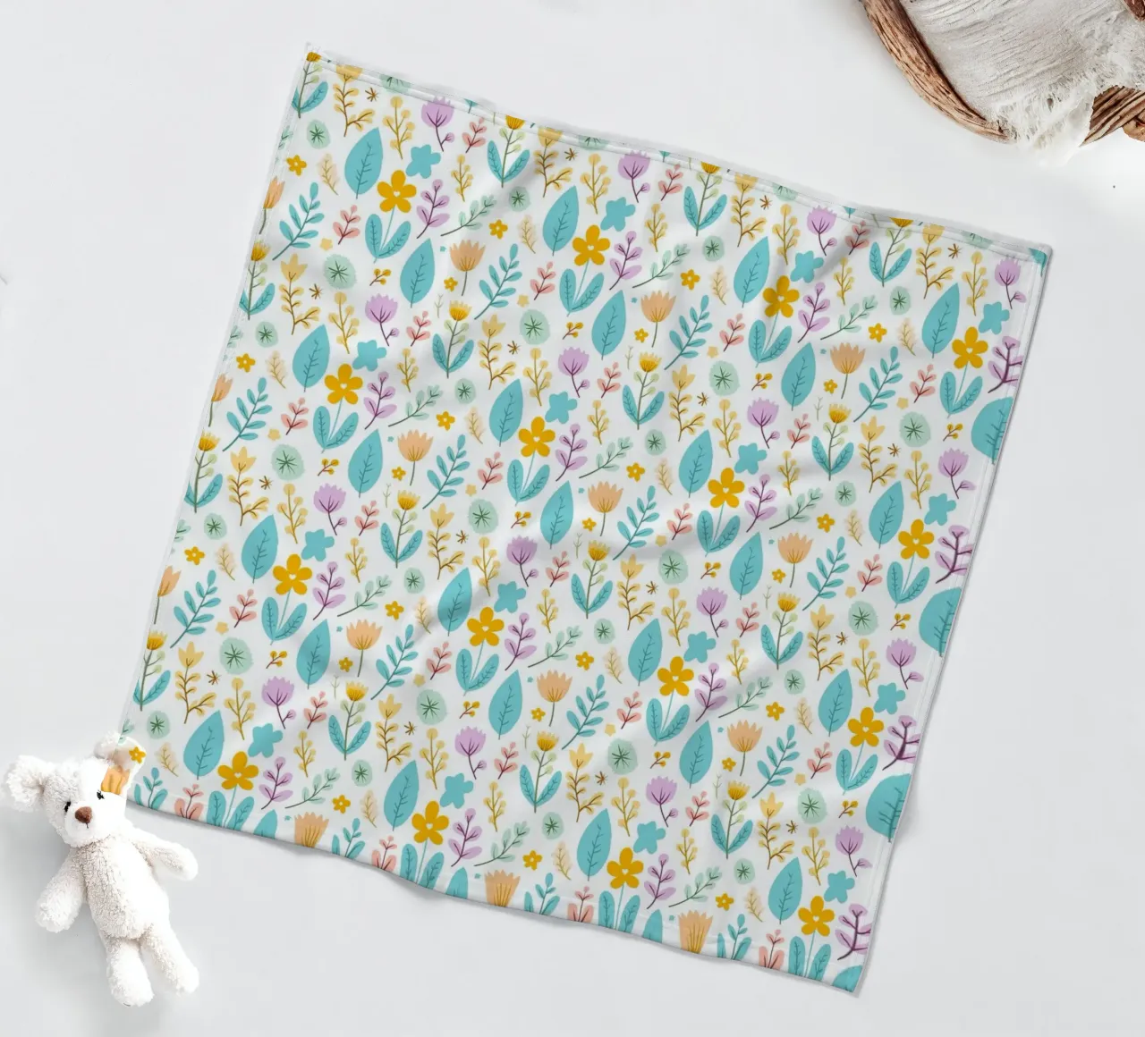 Un giardino pieno di colori coperta in pile da Kintsugi99