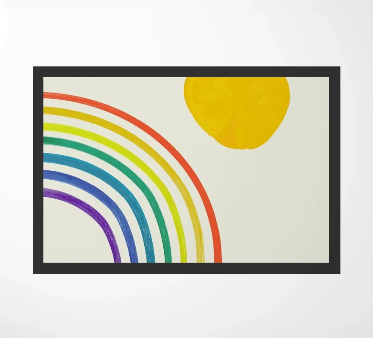 Happy deurmat van Pure