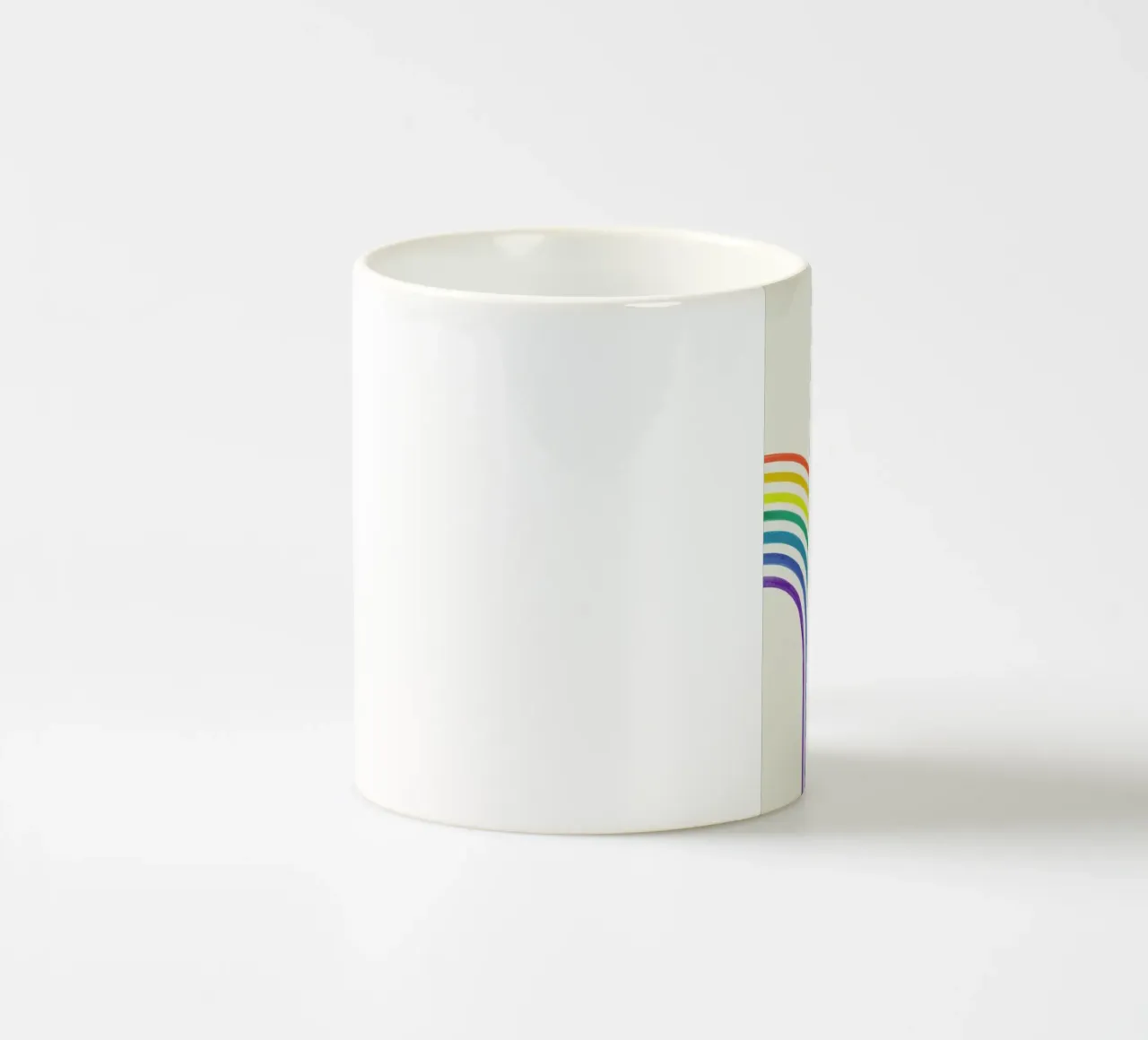 Happy ceramic mug by Pure