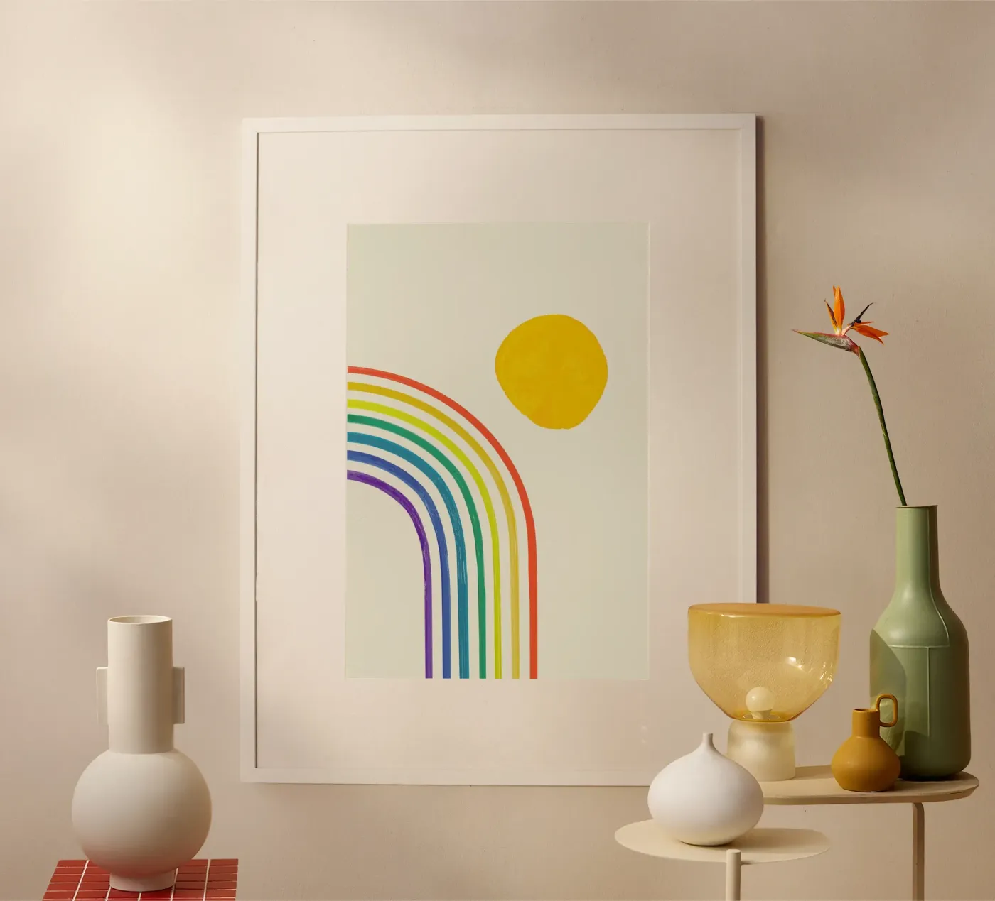 Happy poster van Pure