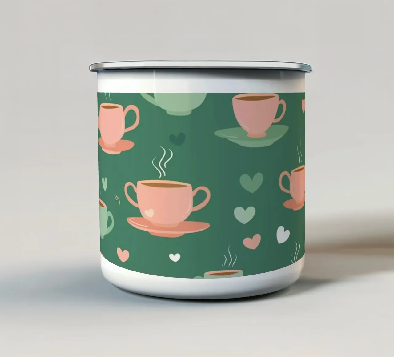 Sorsi di vapore tazza in smalto da Kintsugi99