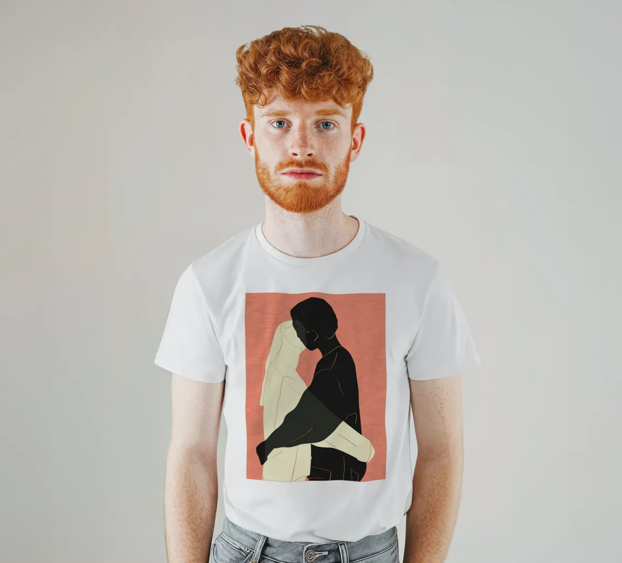 Hold Me Tight, Never Let Go t-shirt by Kintsugi99