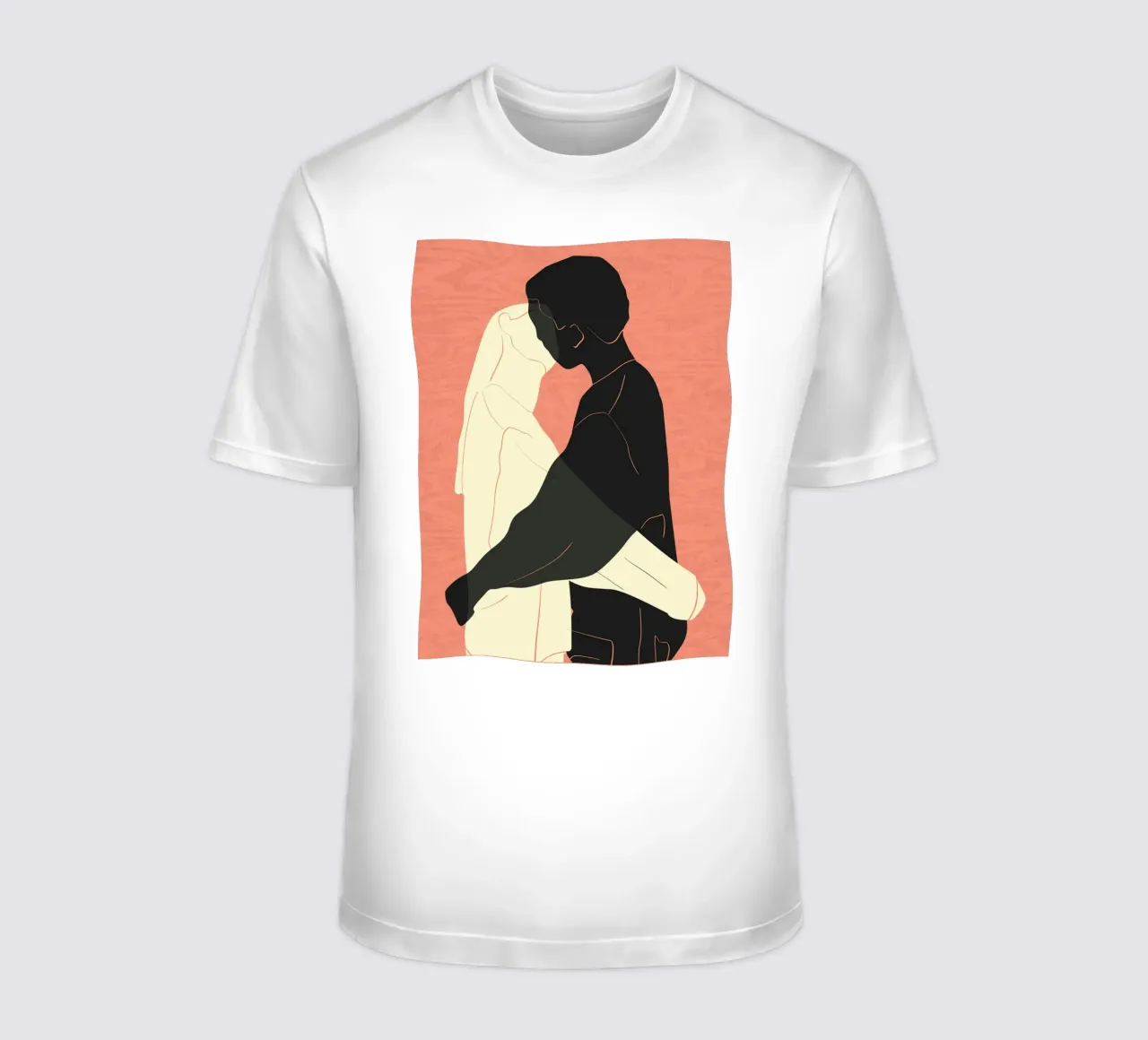 Hold Me Tight, Never Let Go t-shirt by Kintsugi99
