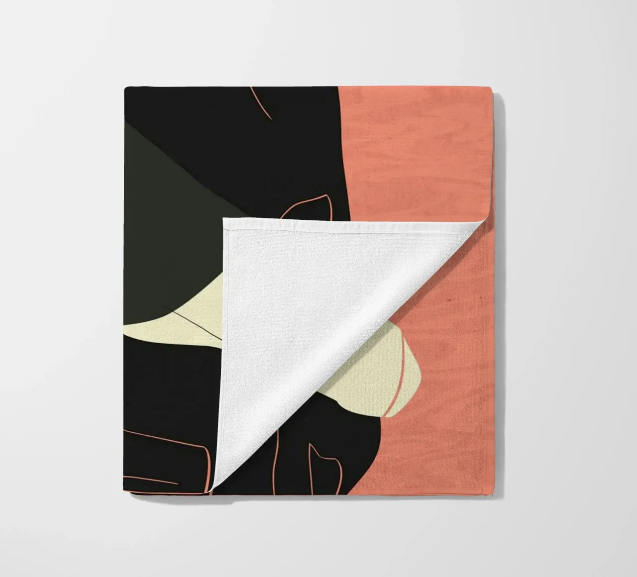 Hou me stevig vast, laat nooit los strandhanddoek van Kintsugi99