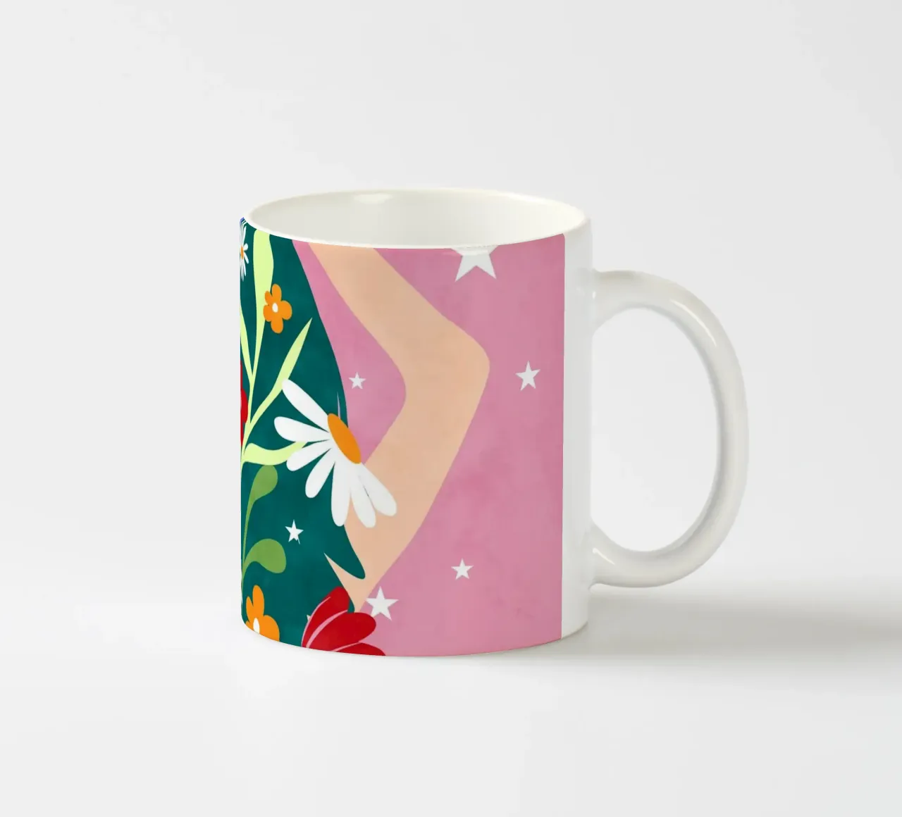 Capelli floreali, non importa tazza in ceramica da Kintsugi99