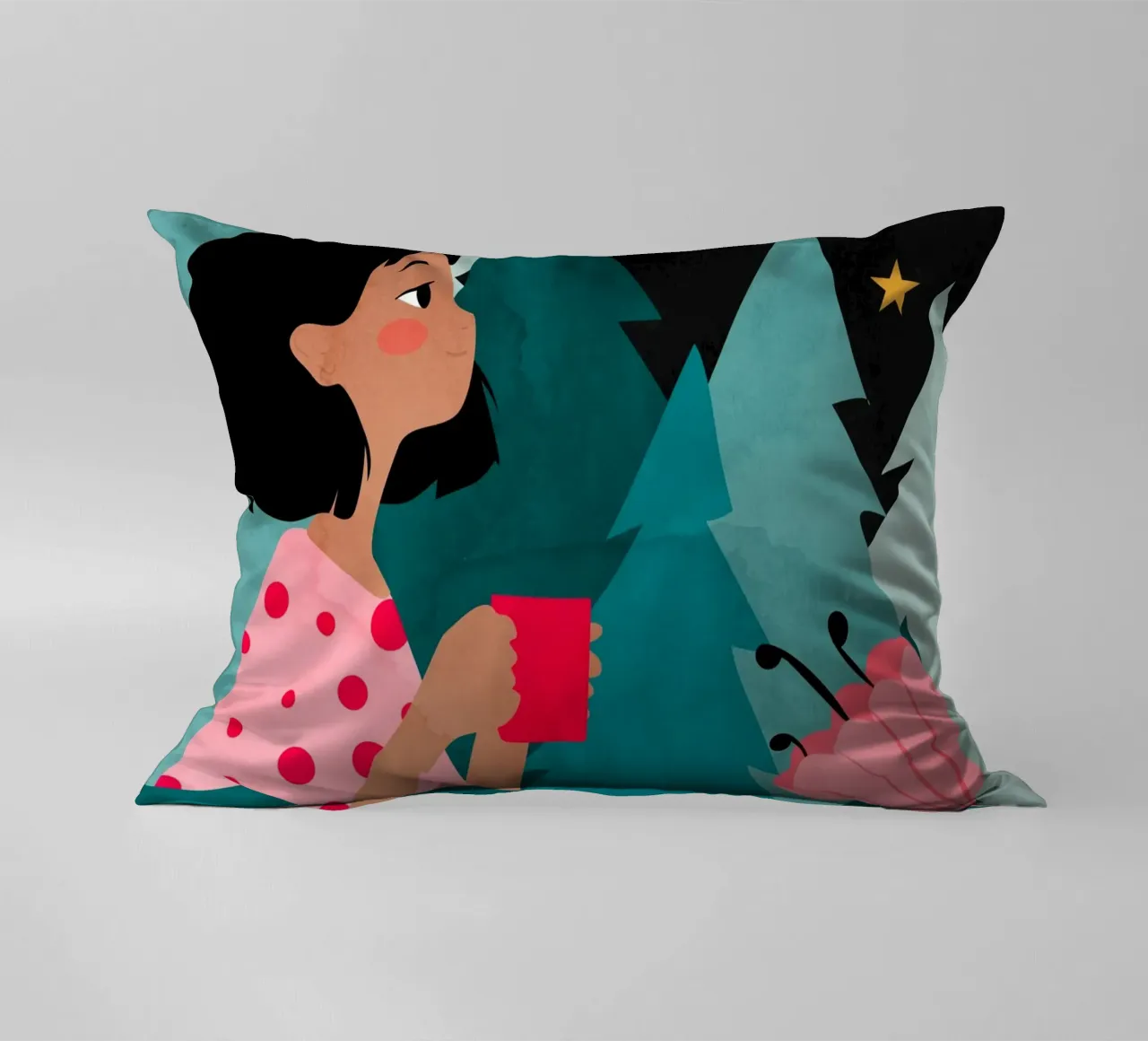 Sorsi a tarda notte cuscino da Kintsugi99