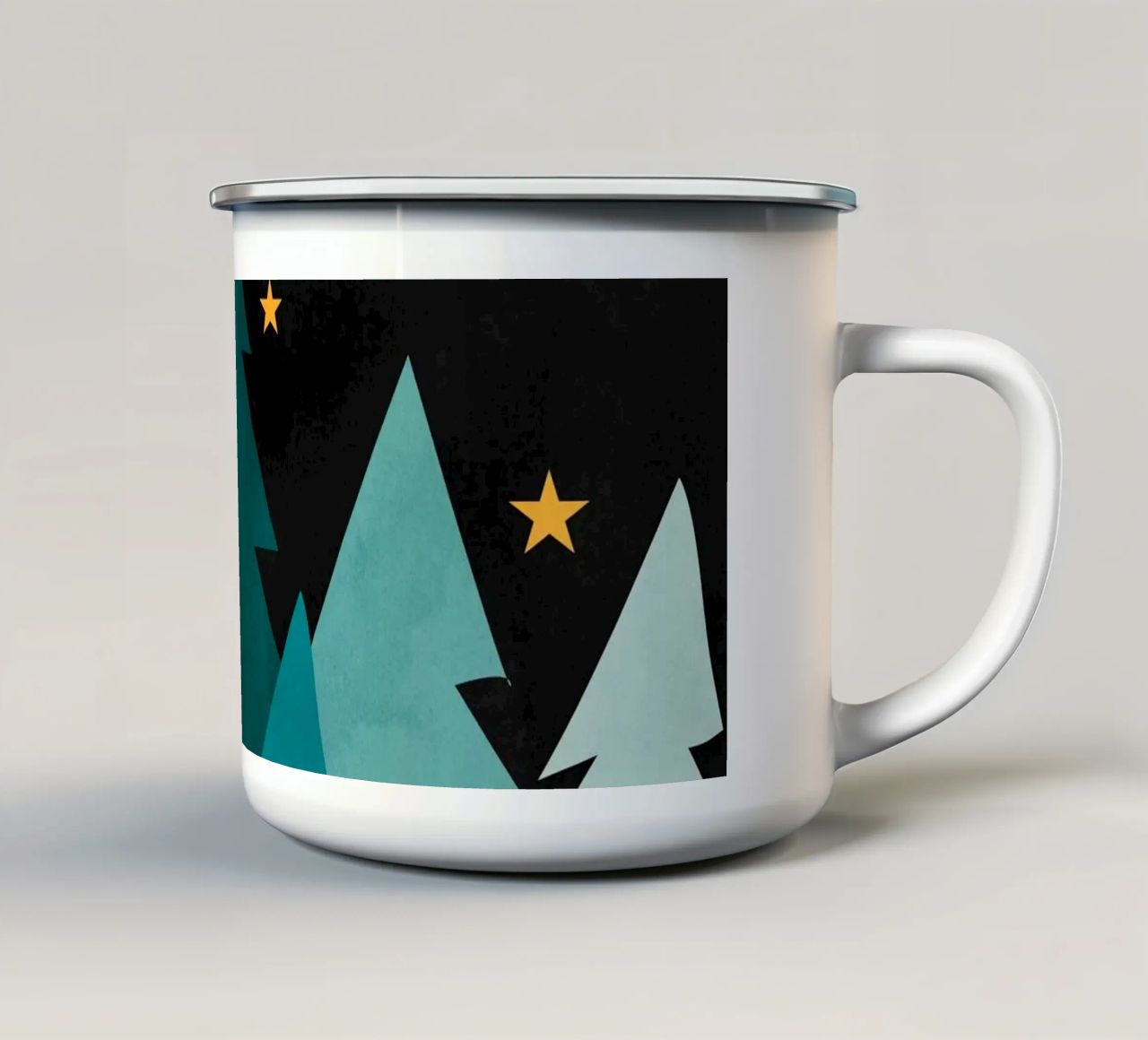 Sorsi a tarda notte tazza in smalto da Kintsugi99