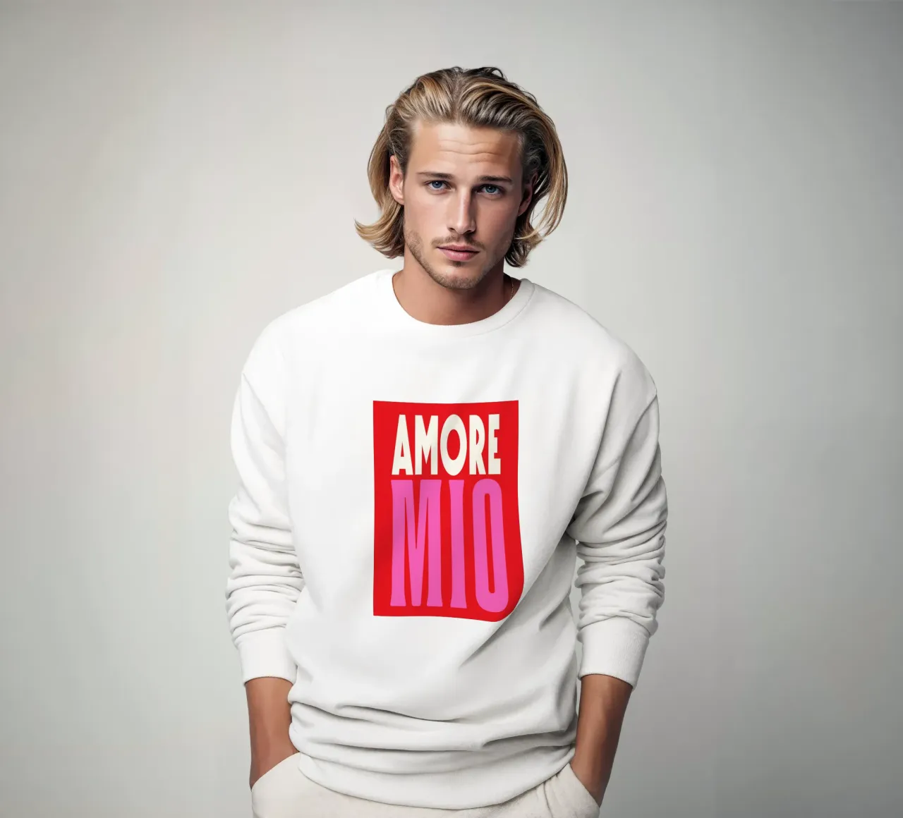 Amore Mio, Deco pop felpa da Carinaprint