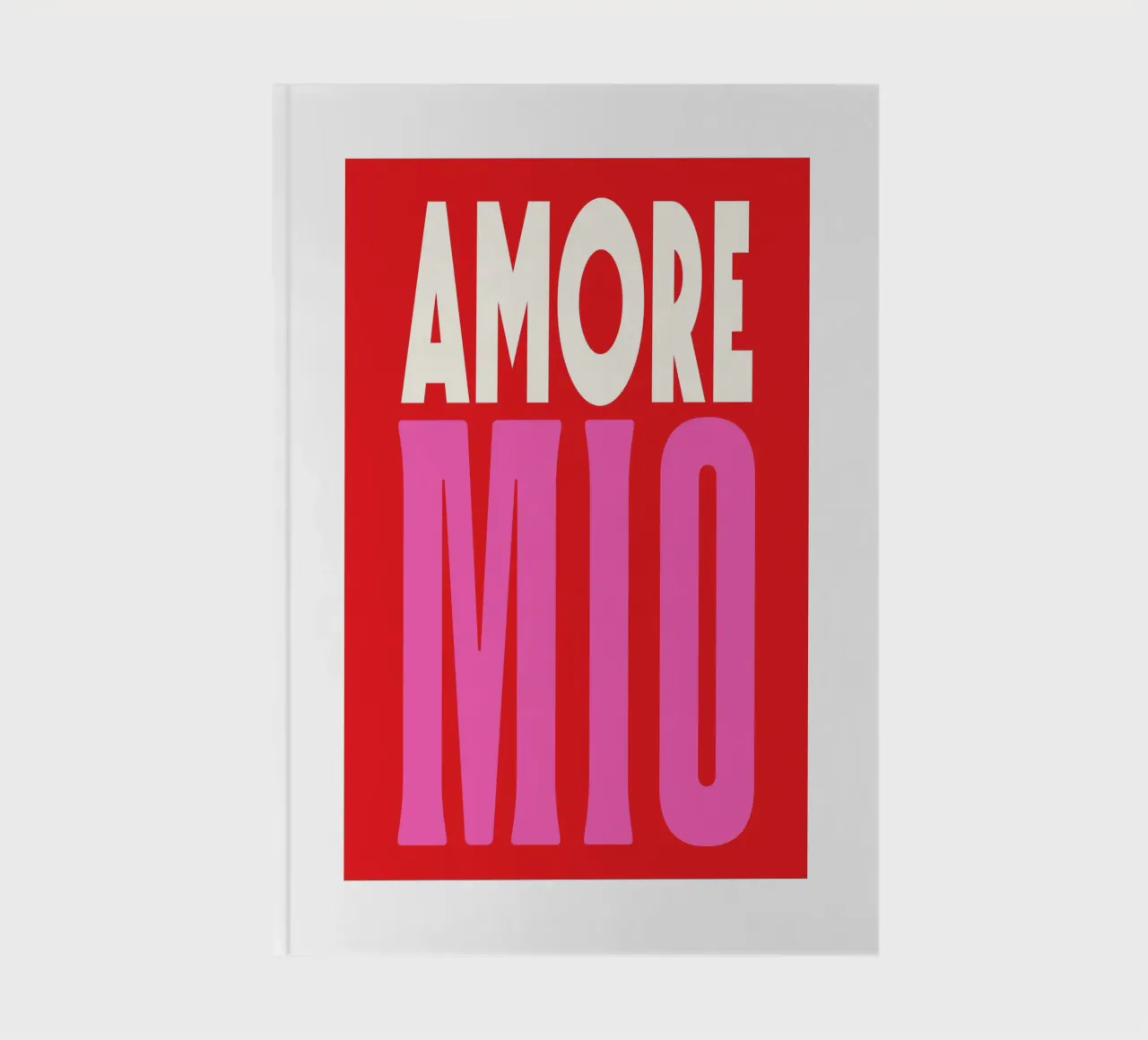 Amore Mio, Deco pop notebook by Carinaprint