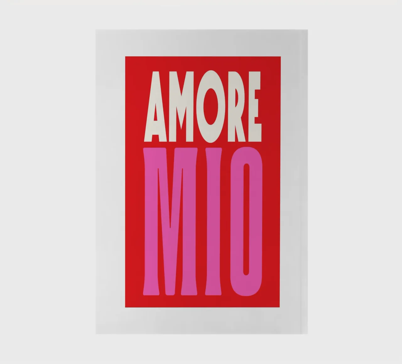 Amore Mio, Deco pop notebook by Carinaprint