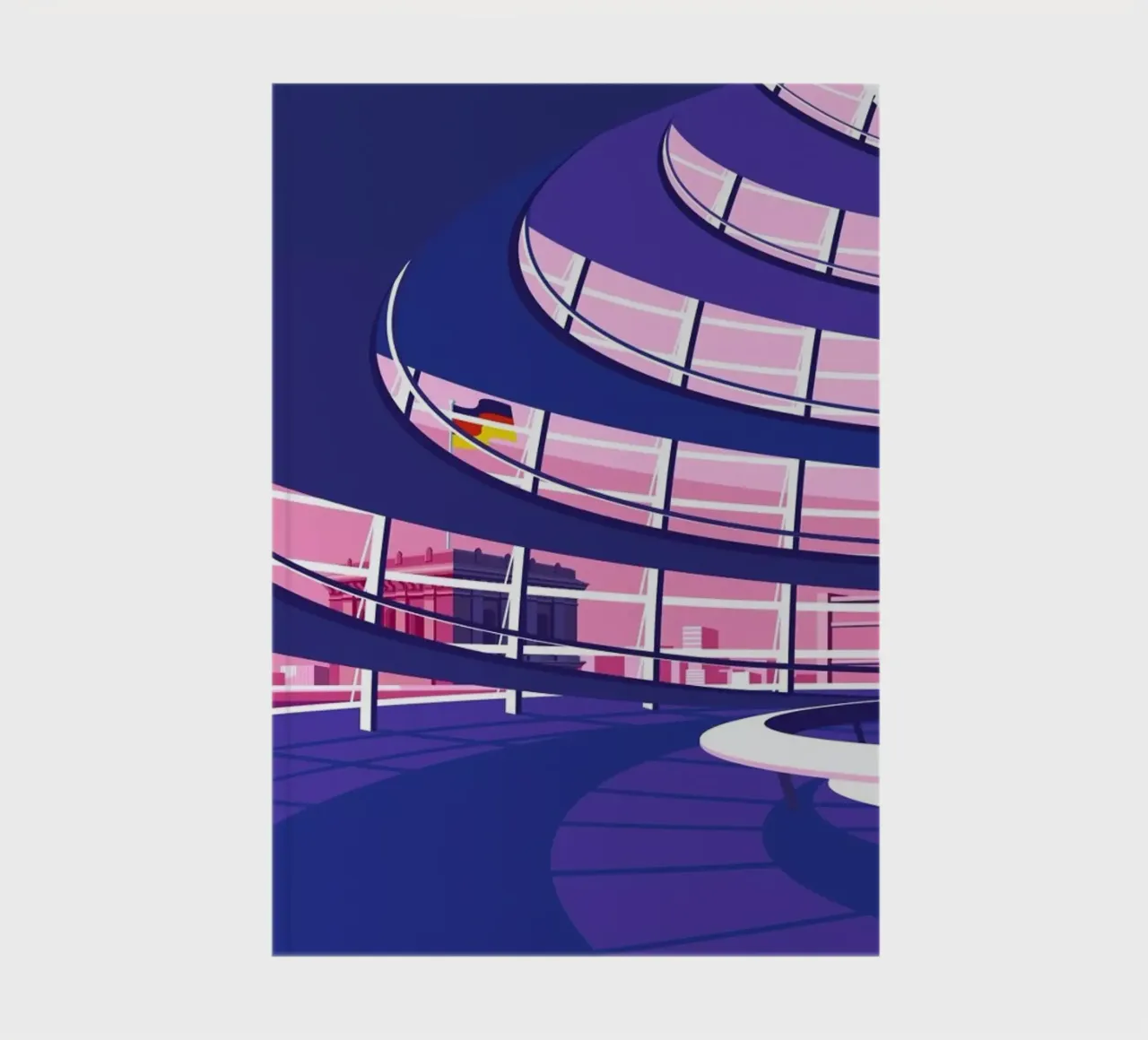Berlin Reichstag notebook by Remko Heemskerk