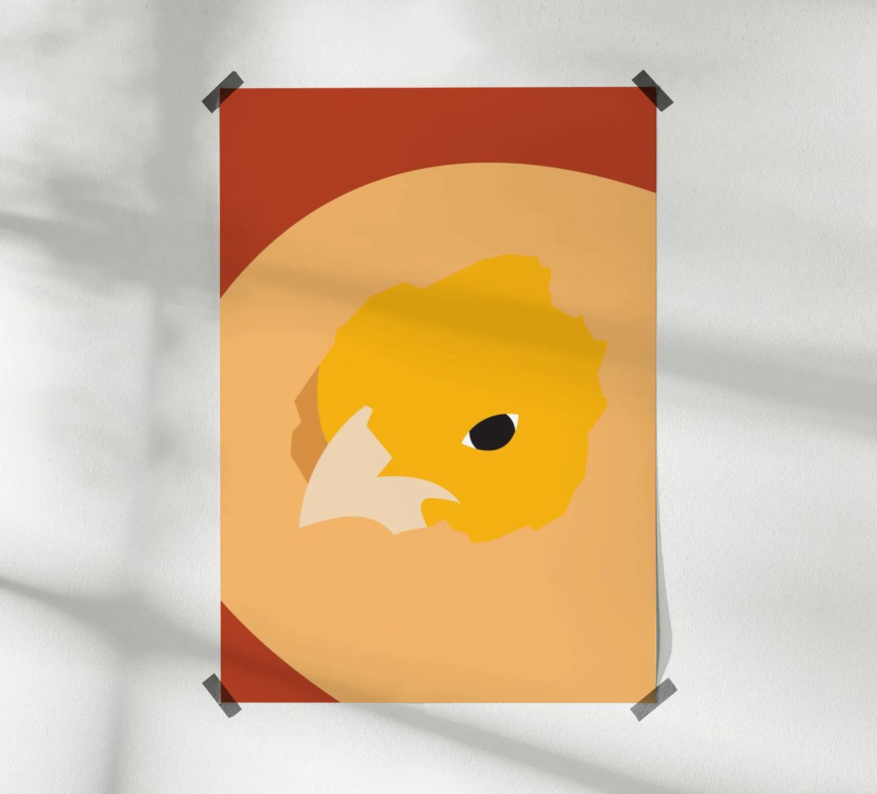 Chicken Born Poster von galihstudio