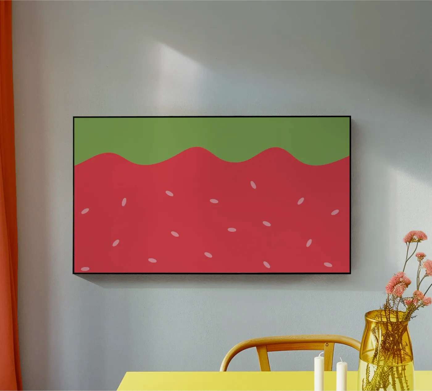 Strawberry Background plexiglas de galihstudio