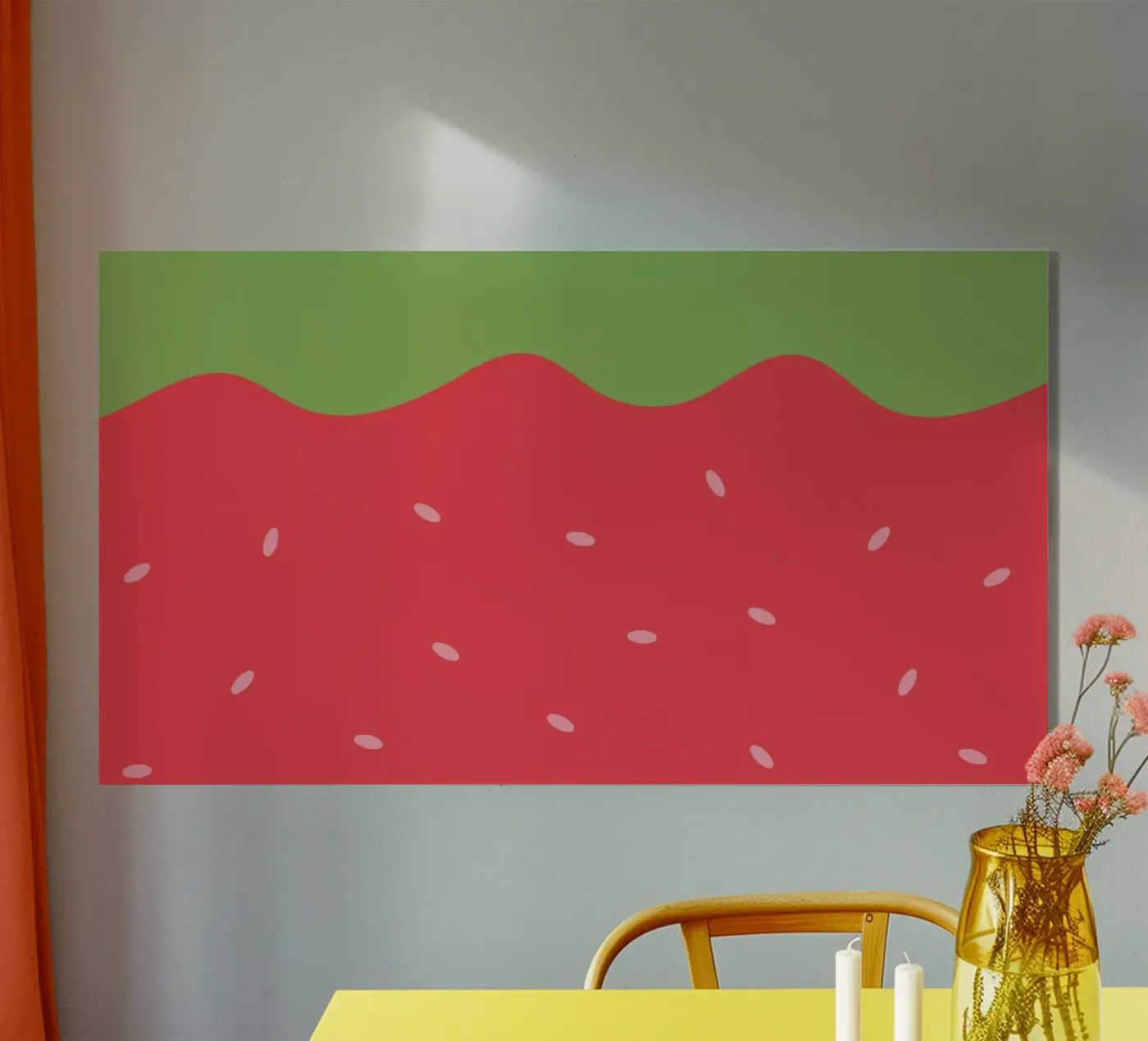 Strawberry Background plexiglas de galihstudio