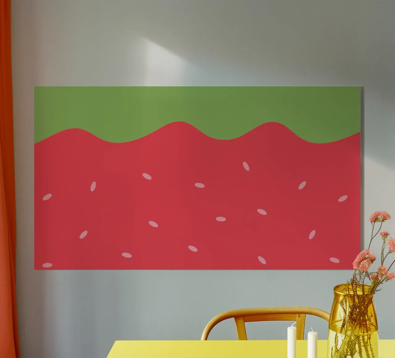 Strawberry Background plexiglass da galihstudio