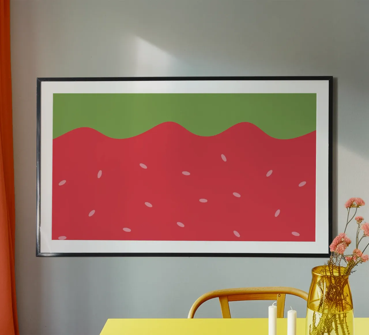 Strawberry Background poster da galihstudio