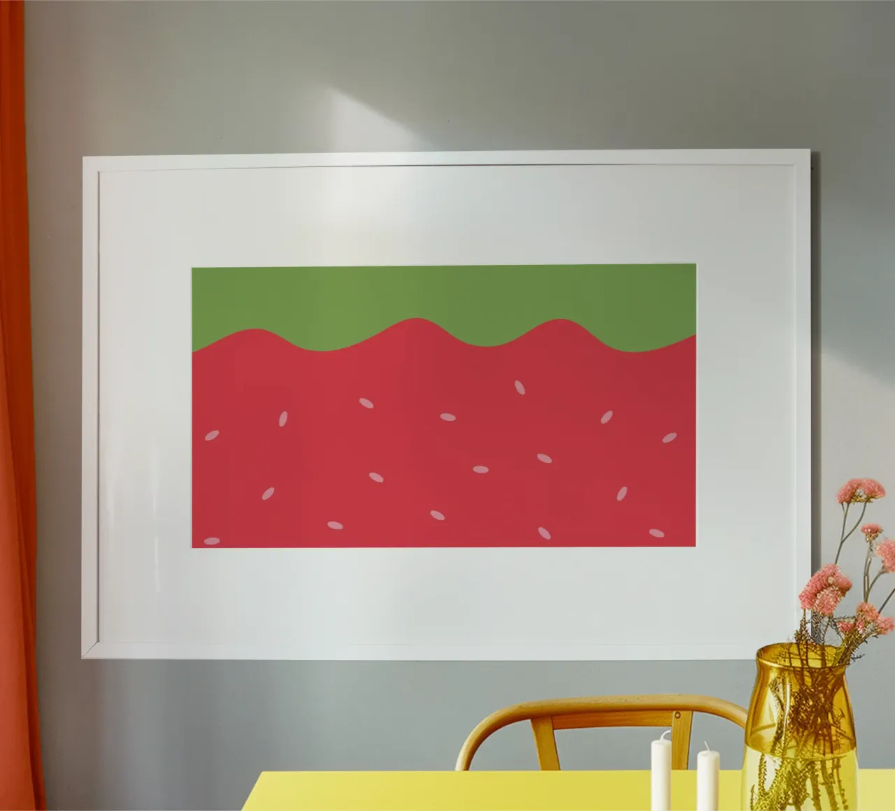 Strawberry Background poster da galihstudio