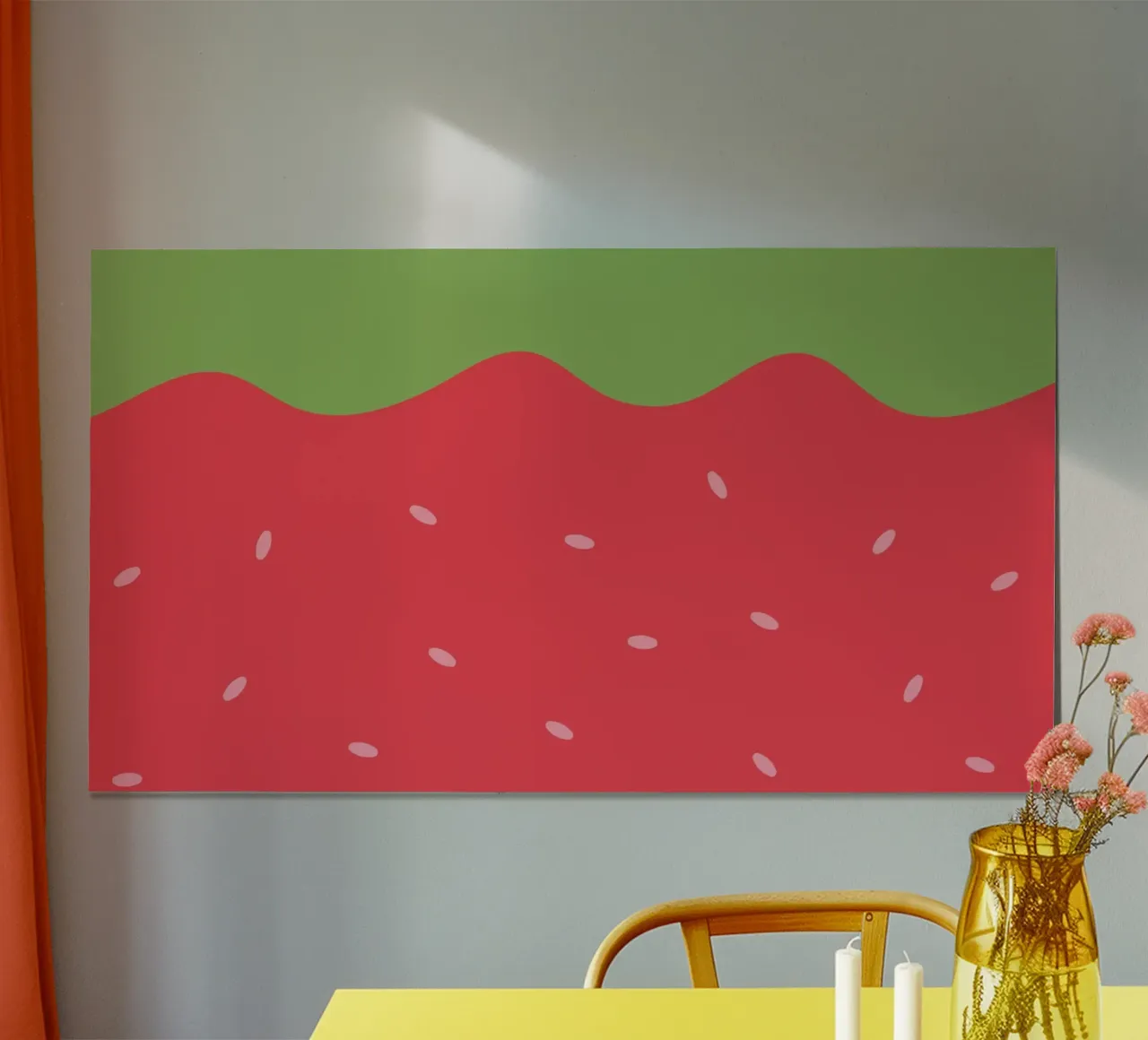 Strawberry Background poster da galihstudio