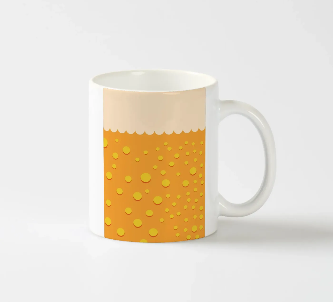 Beer Bubble ceramic mug by galihstudio