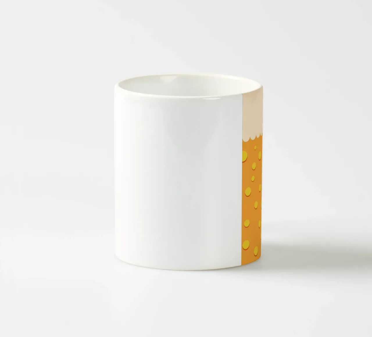 Beer Bubble ceramic mug by galihstudio