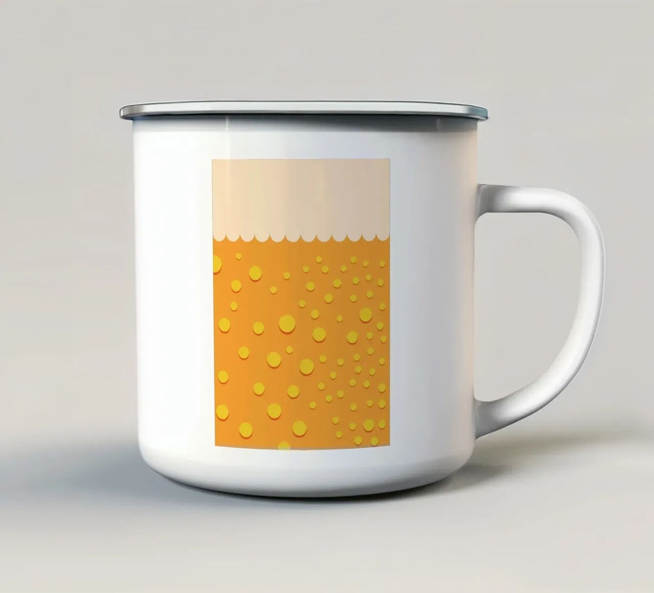 Beer Bubble tazza in smalto da galihstudio