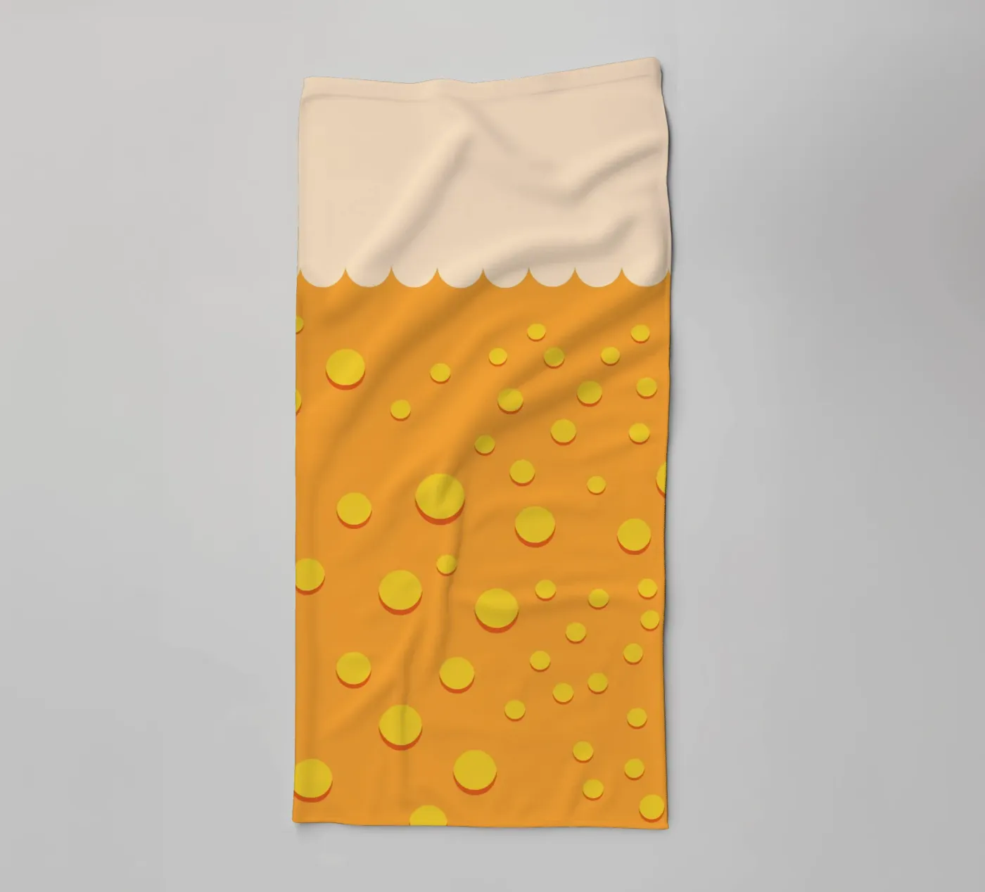 Beer Bubble towel by galihstudio